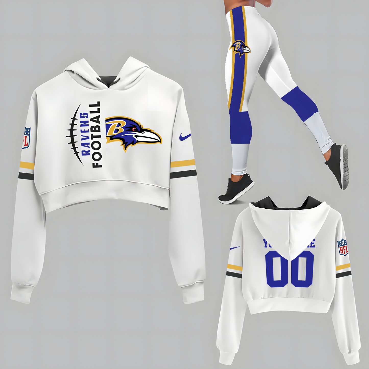 BAL x NFL Set Hoodie And Legging Workout DatND DVT