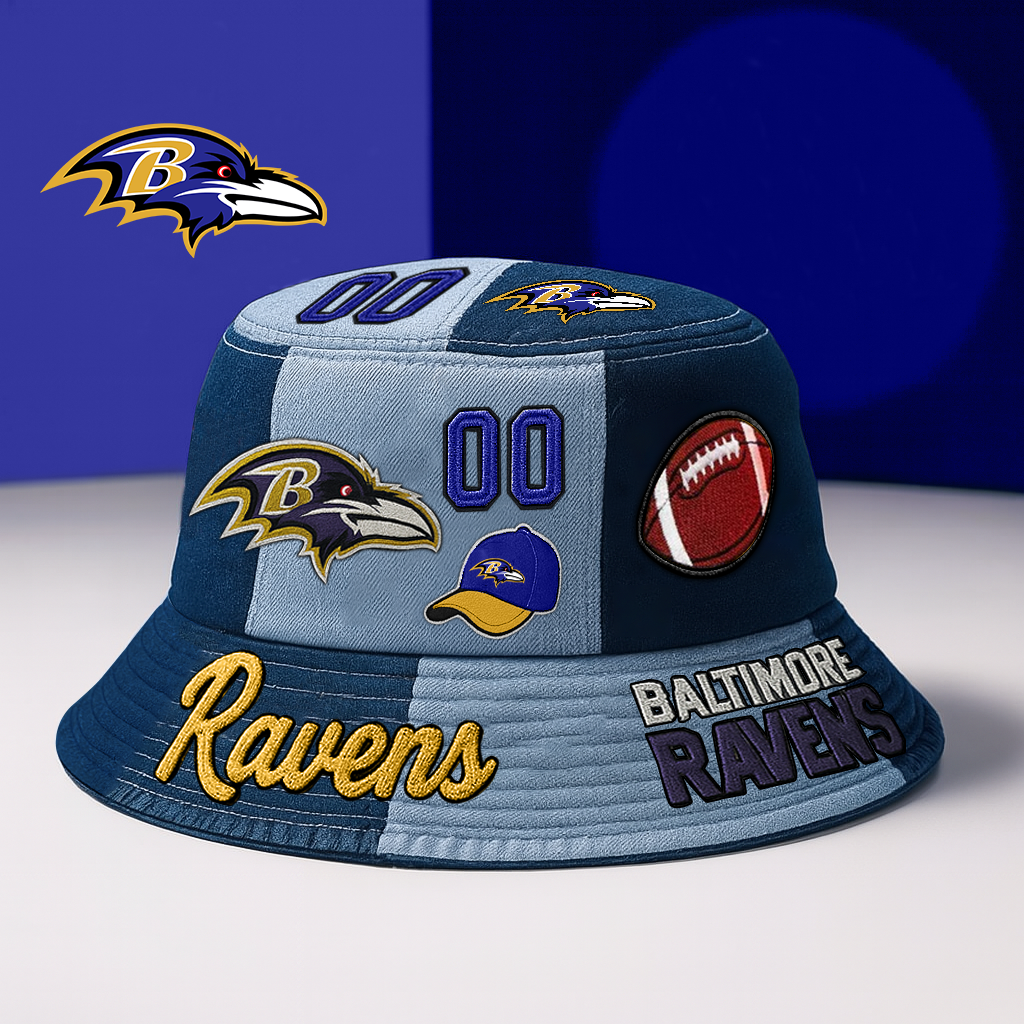 NFL x BAL BUCKET HAT 0108 DatND DVT