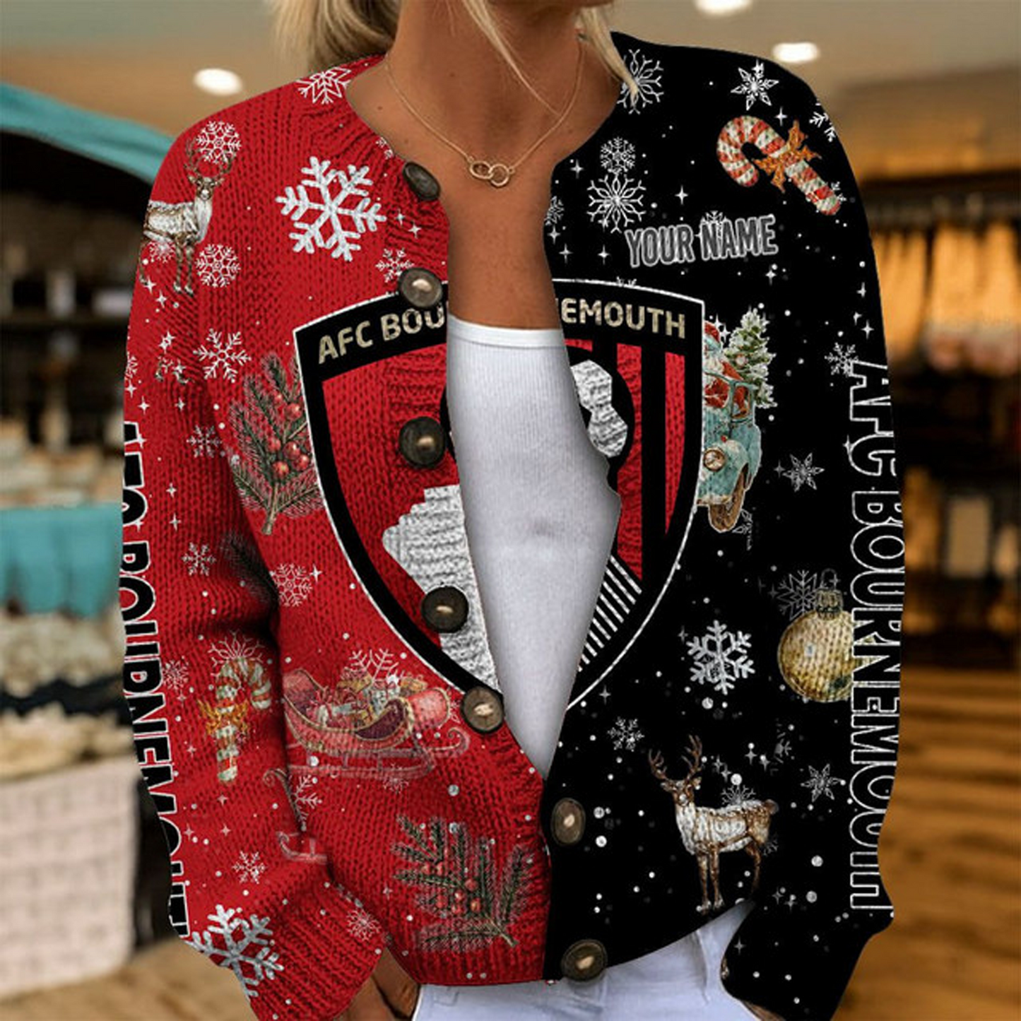 BOU x EPL Christmas Cardigan For Women DatND THUONGNH