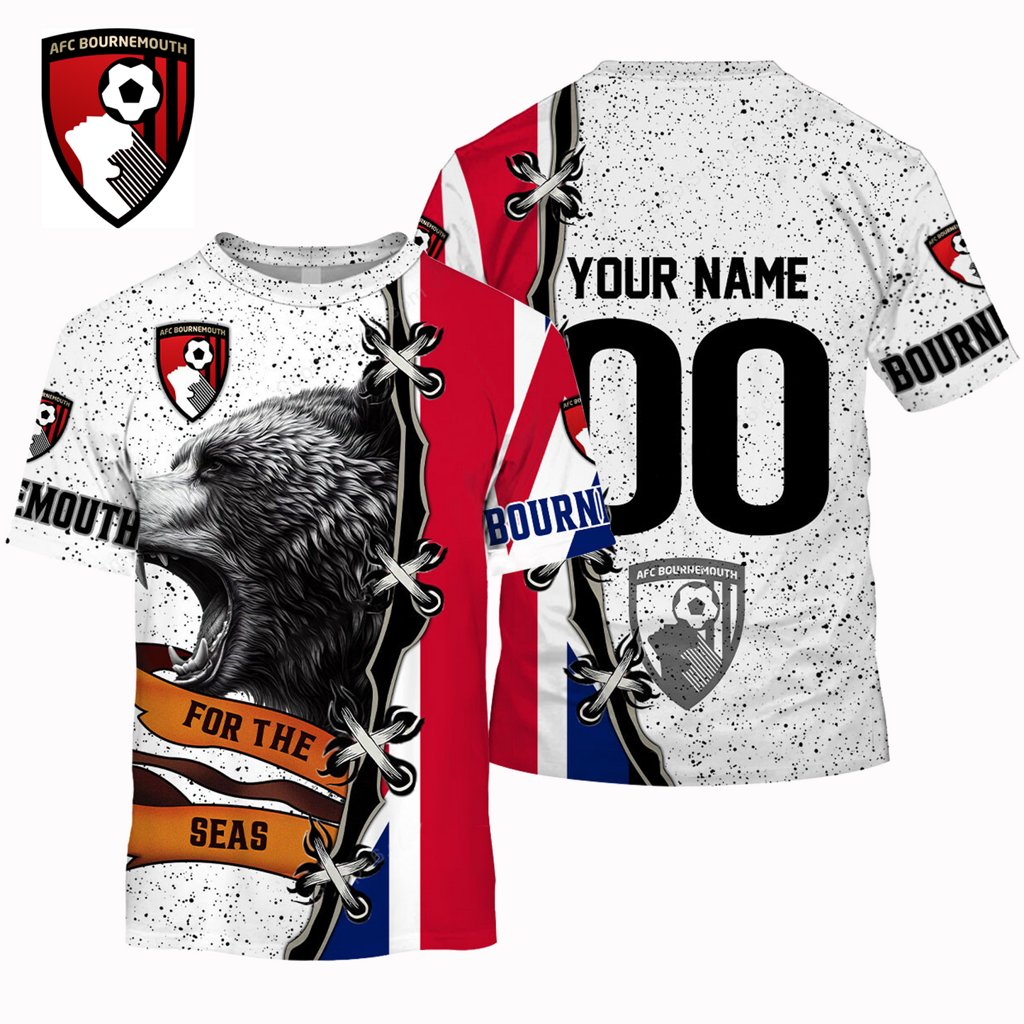 BOU x EPL UK Flag Mascot Design Shirt DDT CTND