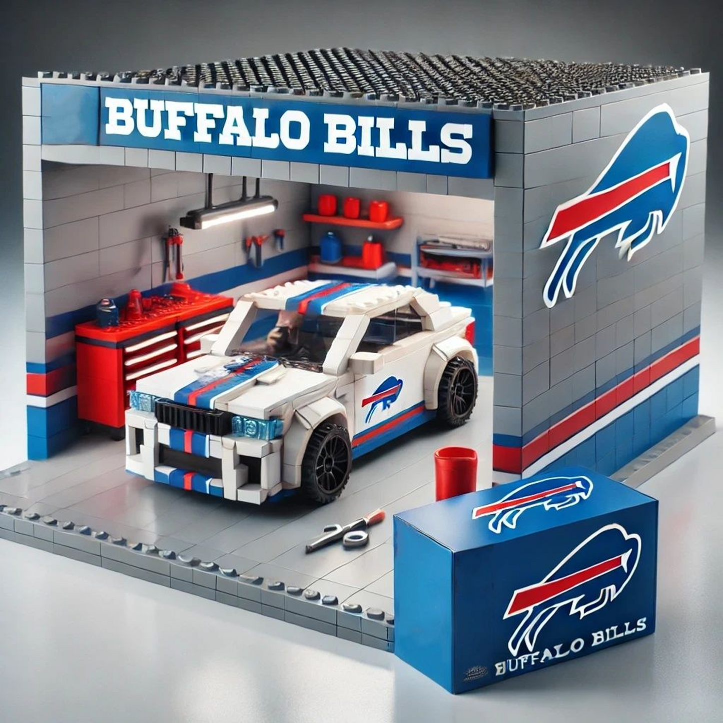BUF x NFL Garage Building Blocks Set DATND TANTD