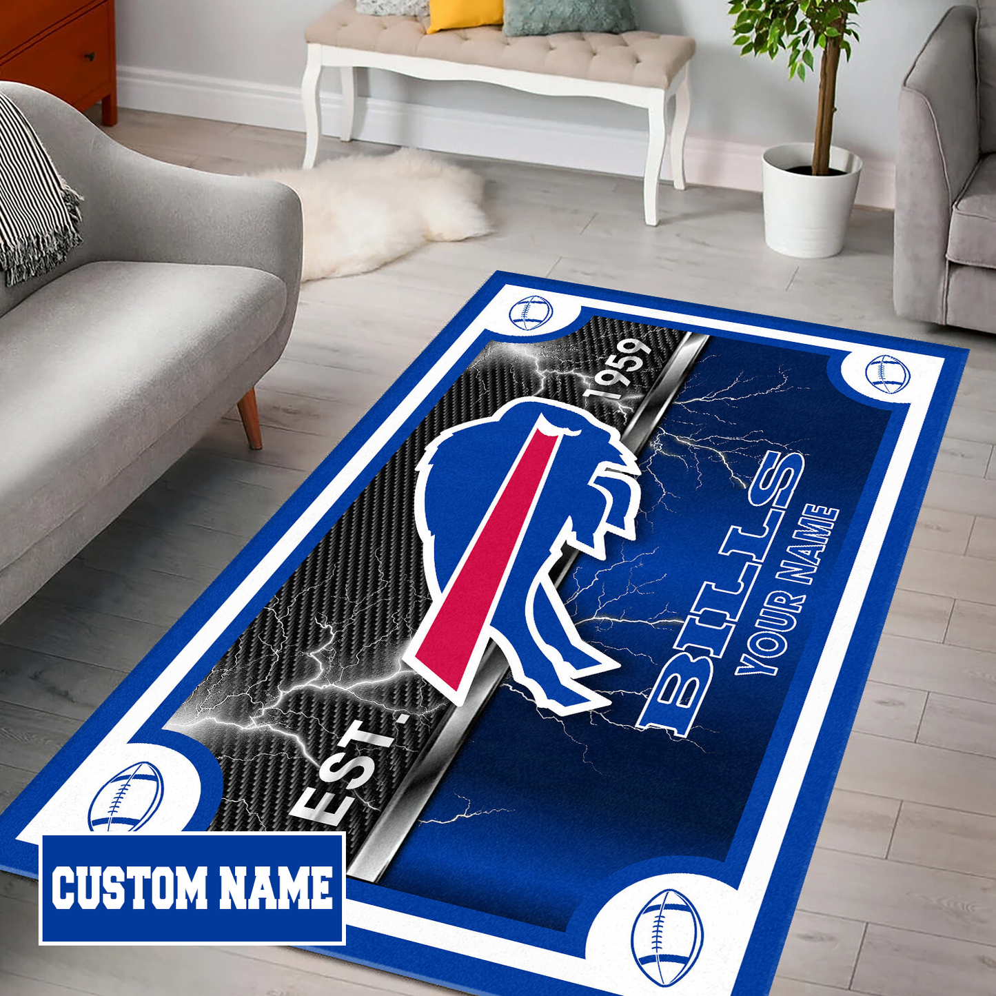 BUF x NFL Rug DATND TANTD