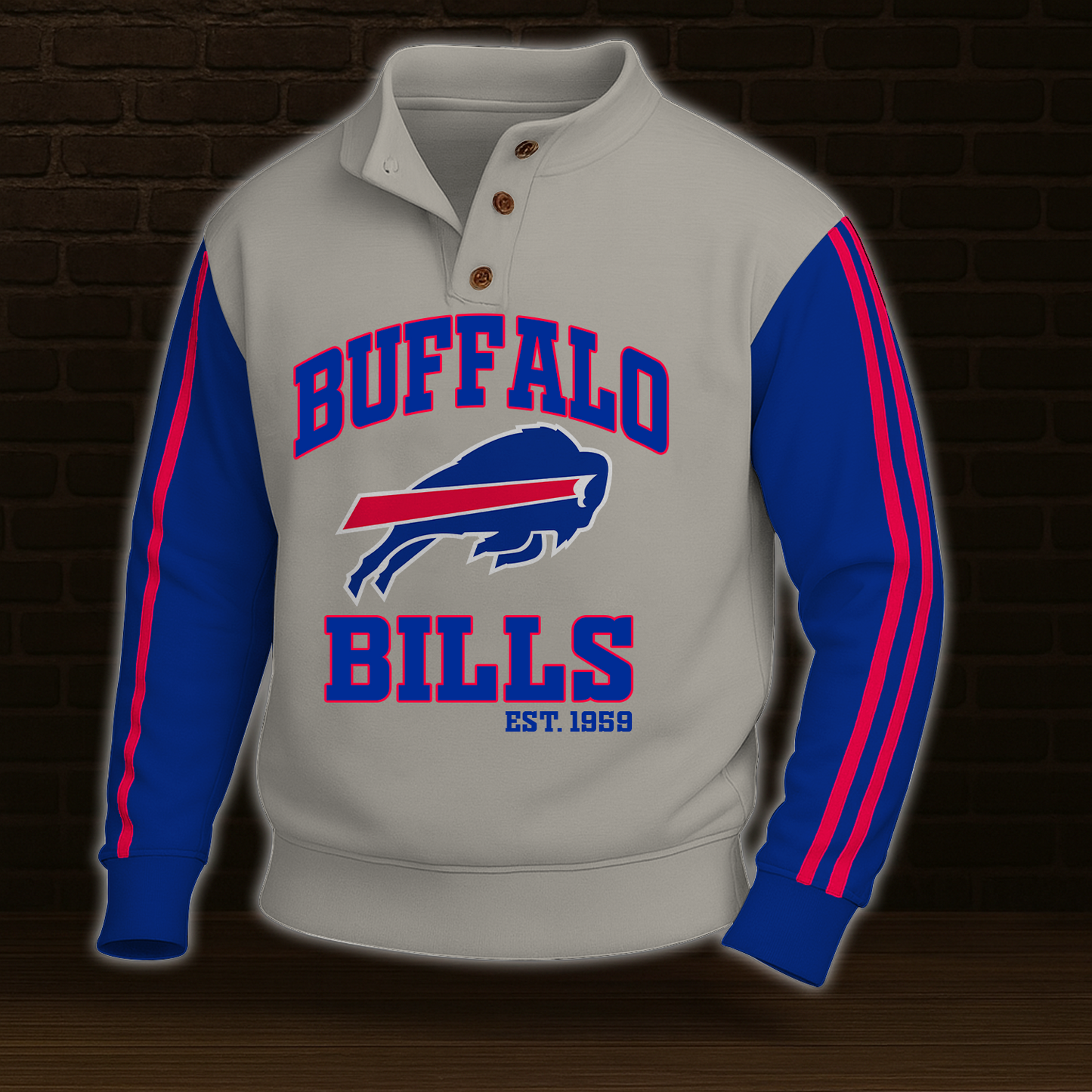 BUF x NFL Stand Collar Sweatshirt DATND TANTD 031025