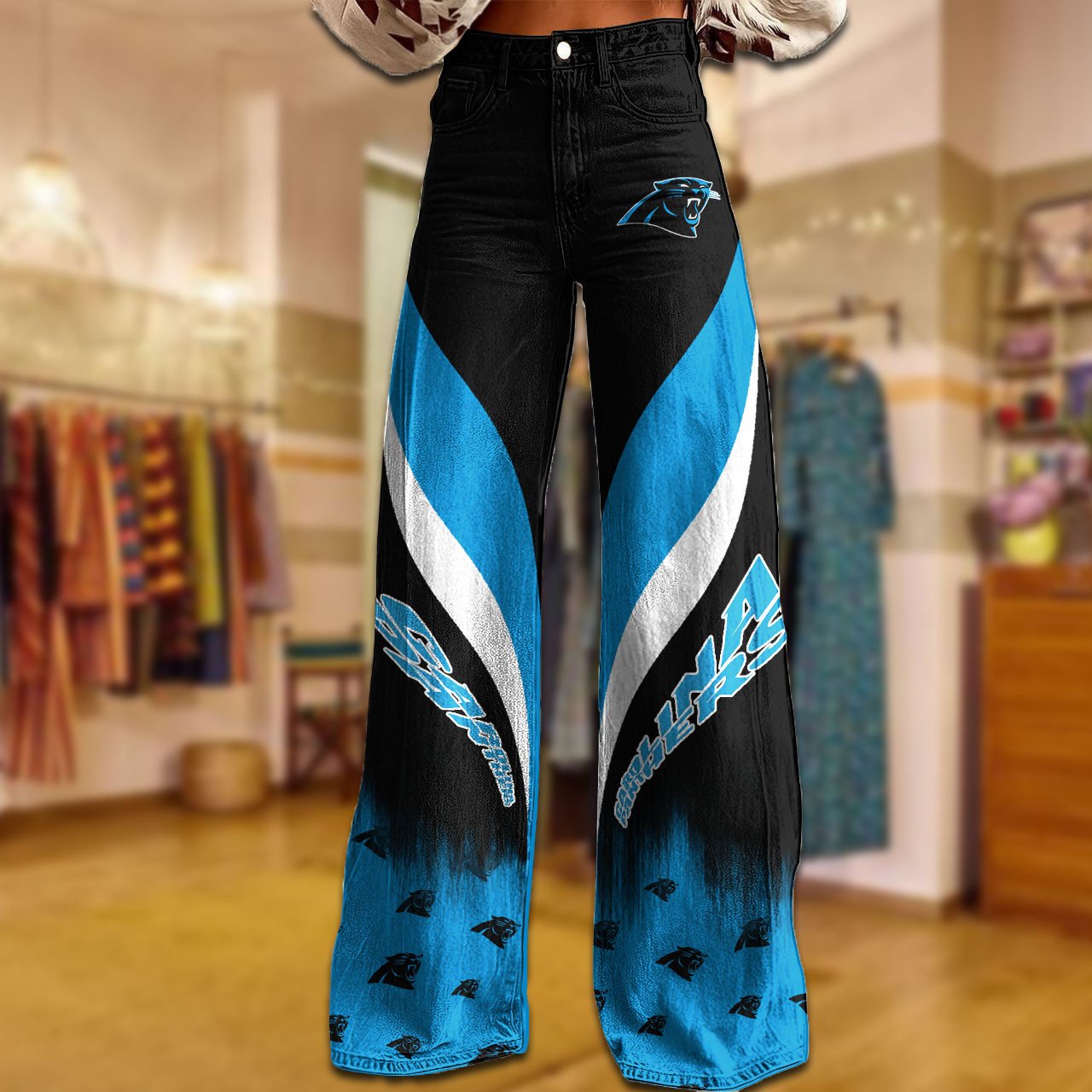 CAR x NFL Women's Casual Wide Leg Pants DATND TANTD 281025