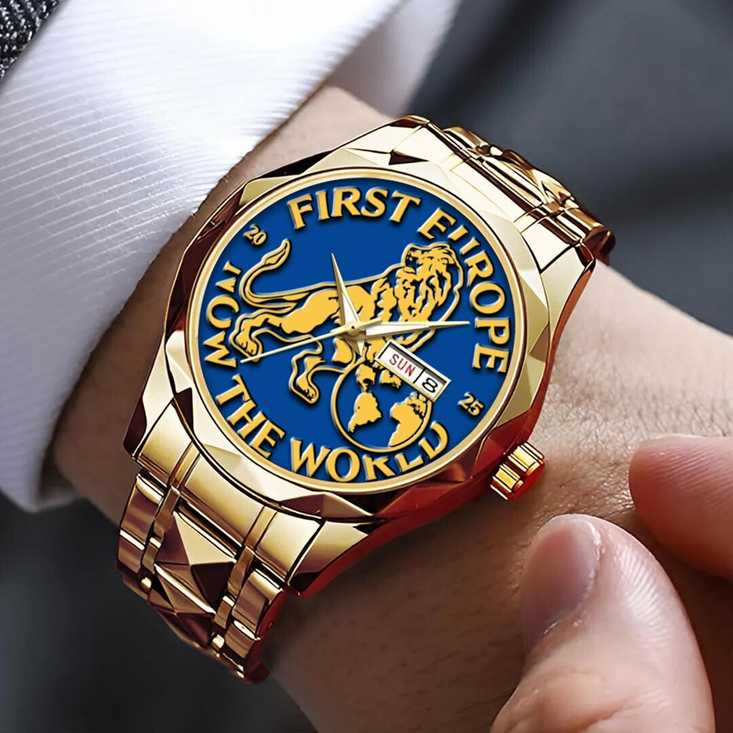 CFC x RL Alloy Luxury Quartz Watch DATND TANTD