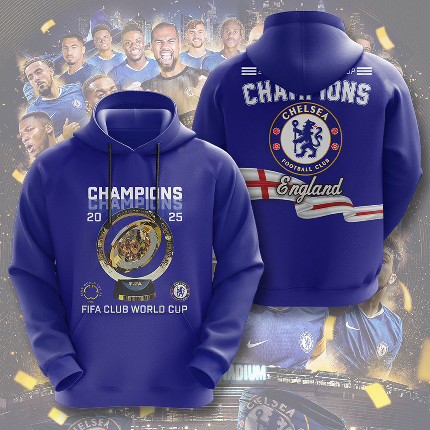 CHE F.C. Champions 2025 3D Shirt V1 1507 DatND DVT
