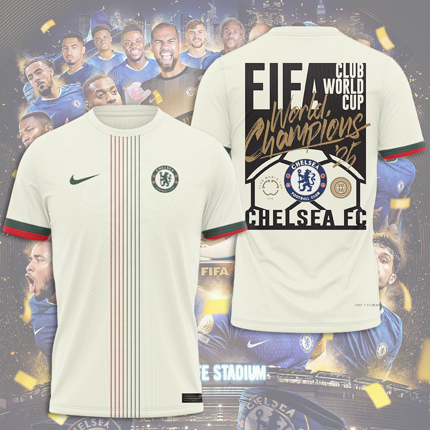 CHE F.C. Champions 2025 3D Shirt V6 1507 DatND DVT