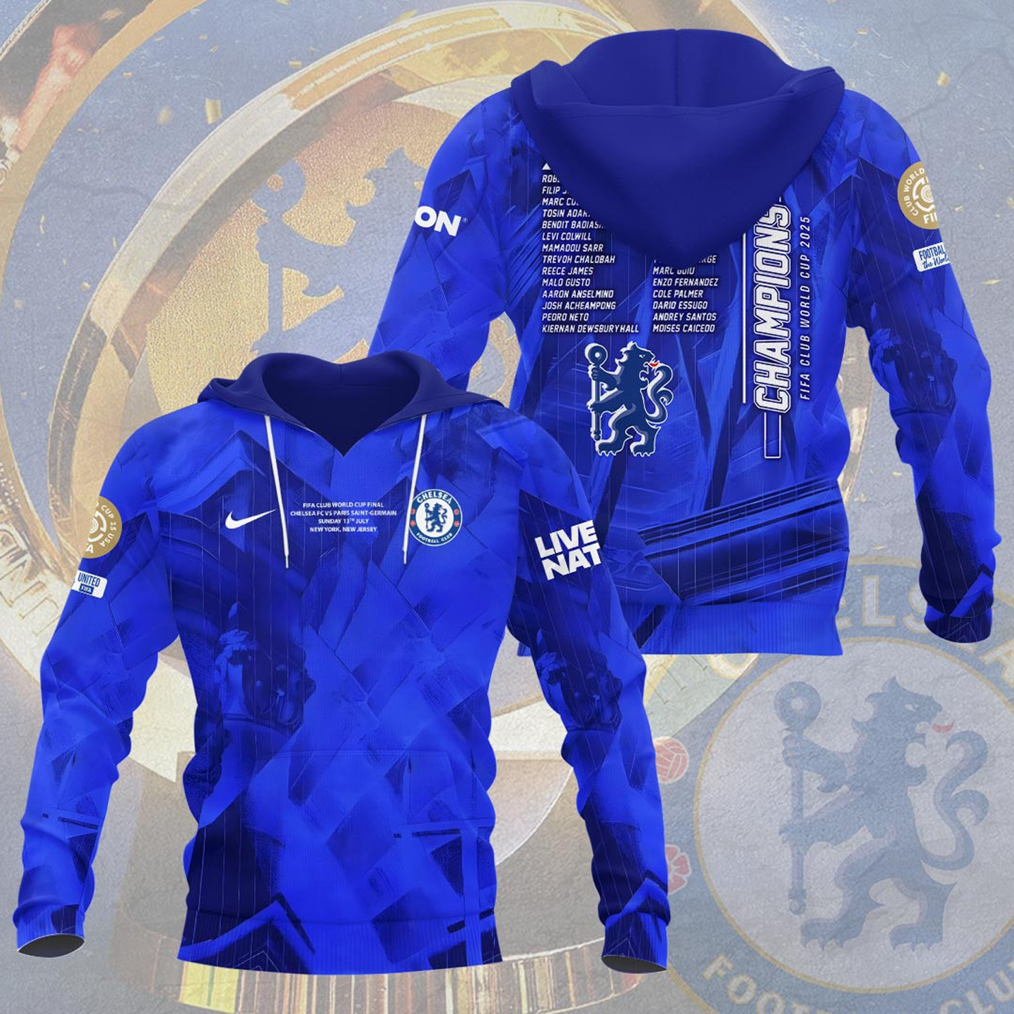 CHE F.C. Champions 2025 3D Shirt V7 1507 DatND DVT