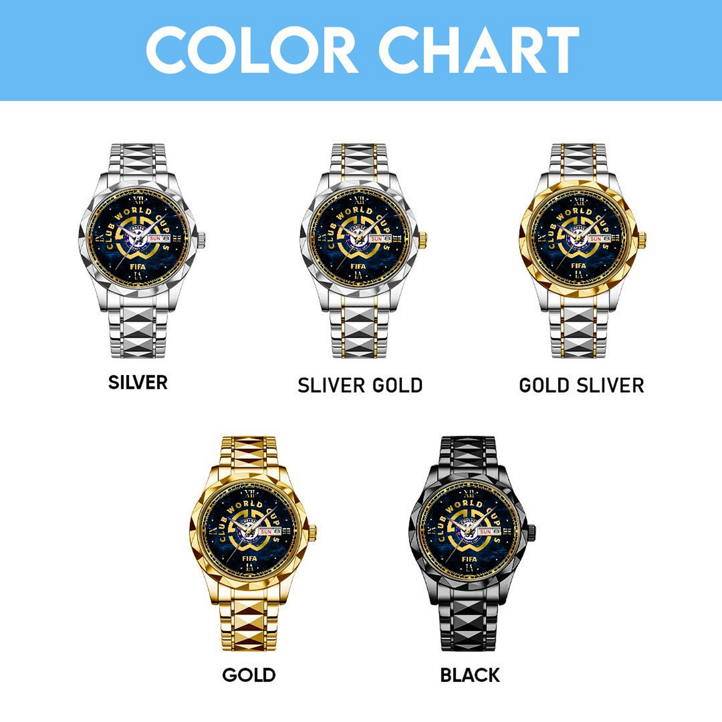 CHE F.C x RL Alloy Luxury Quartz Watch V1 2207 DatND DVT