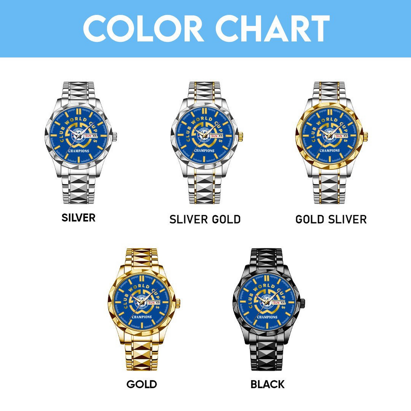 CHE F.C x RL Alloy Luxury Quartz Watch V3 2207 DatND DVT
