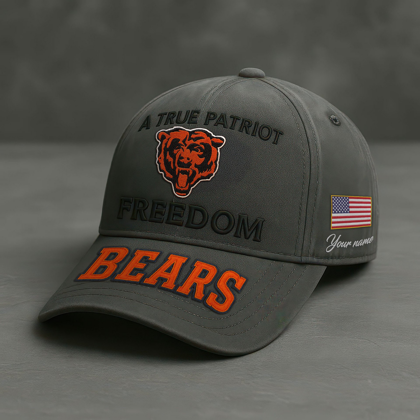 CHI Premium NFL A True Patriot Cap DDT CTND