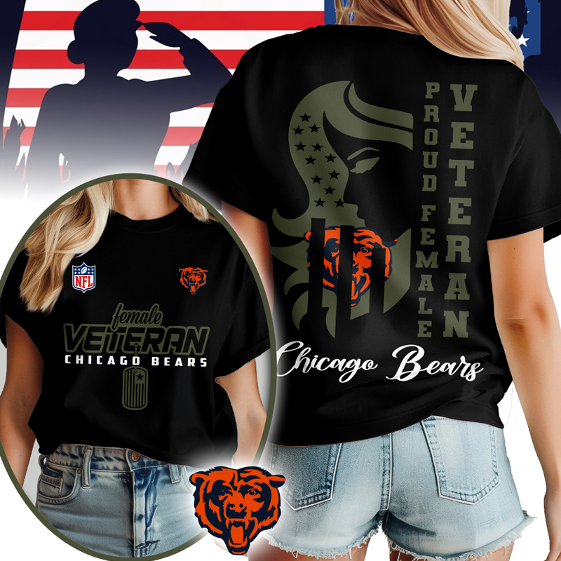 CHI Premium NFL Female Veteran 3D Shirt DDT HLPHUONG