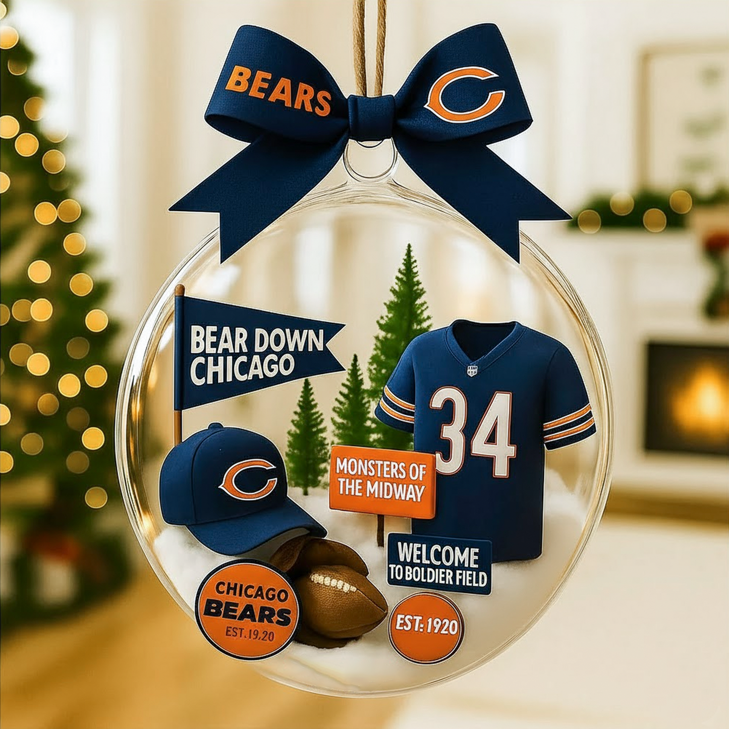 CHI x NFL Premium Ornament 1011 DatND DVT