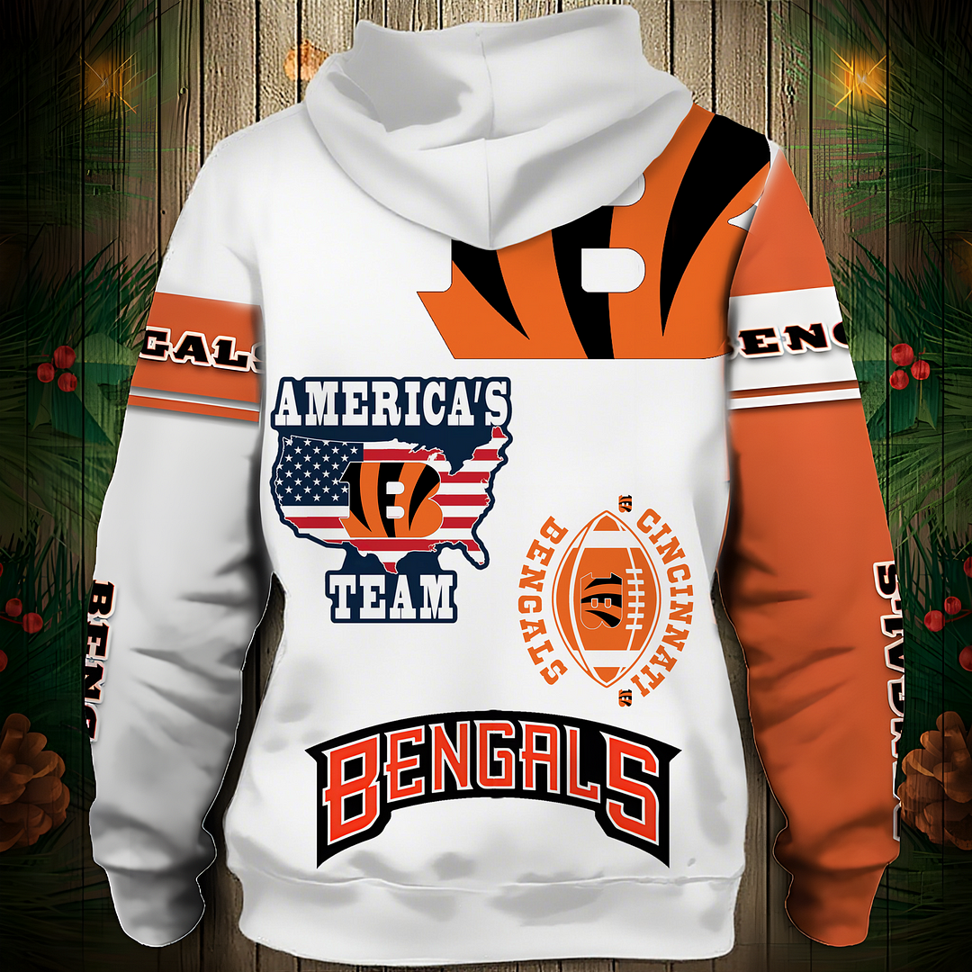 CIN Premium NFL 3D Graphic Hoodie DDT NTL