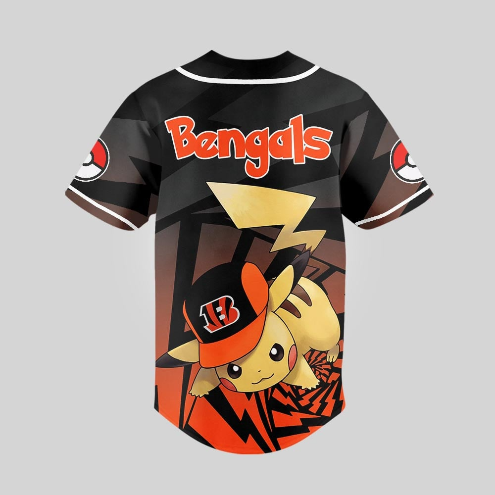 CIN Premium NFL Pikachu Jersey Shirt DDT 101125 HLPHUONG