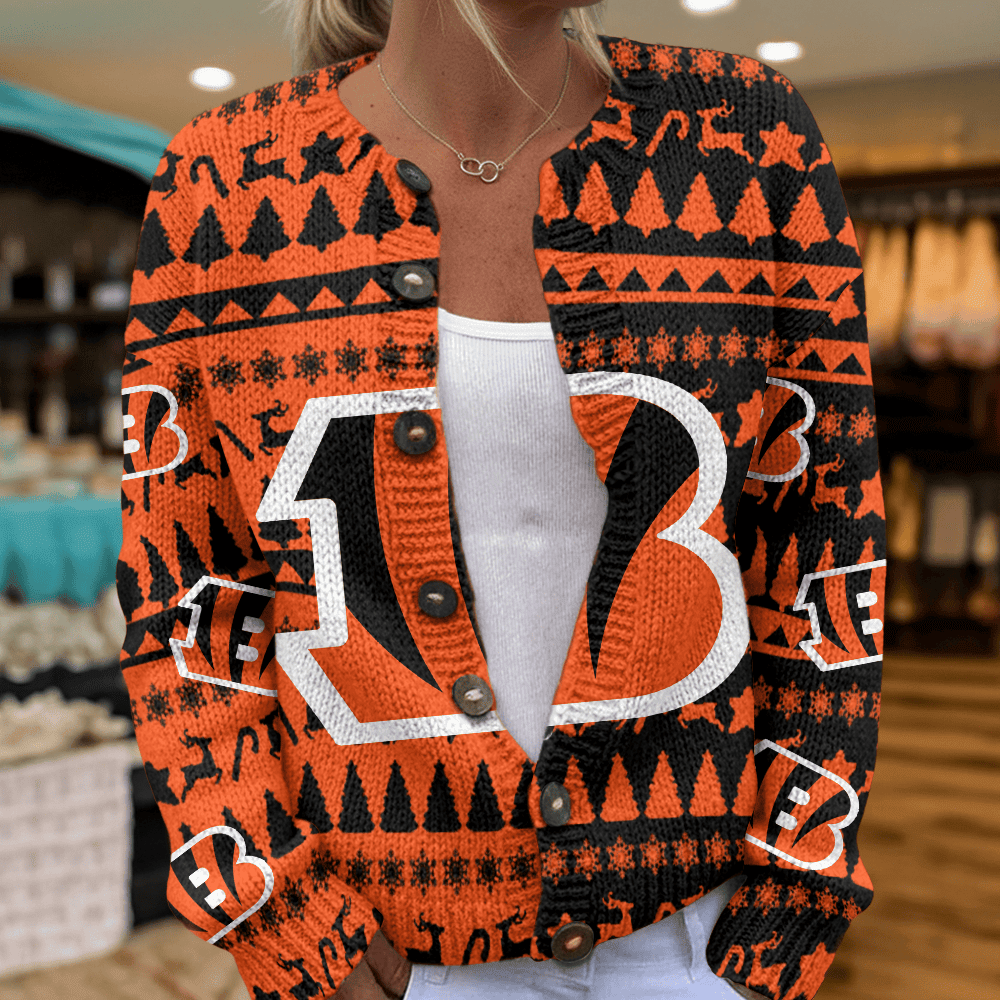 CIN x NFL Cardigan Sweatshirt With Button V2 DatND DVT