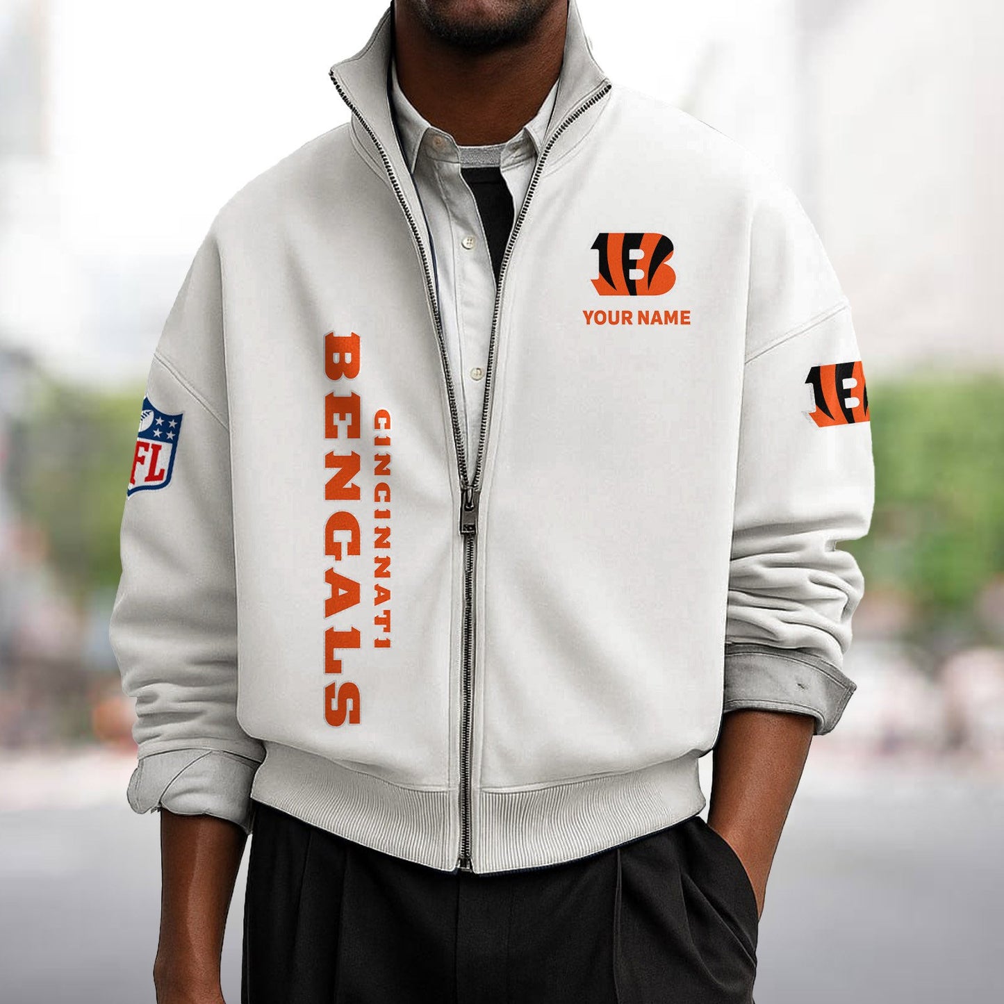 CIN x NFL Sweatshirt Full Zip DATND TANTD