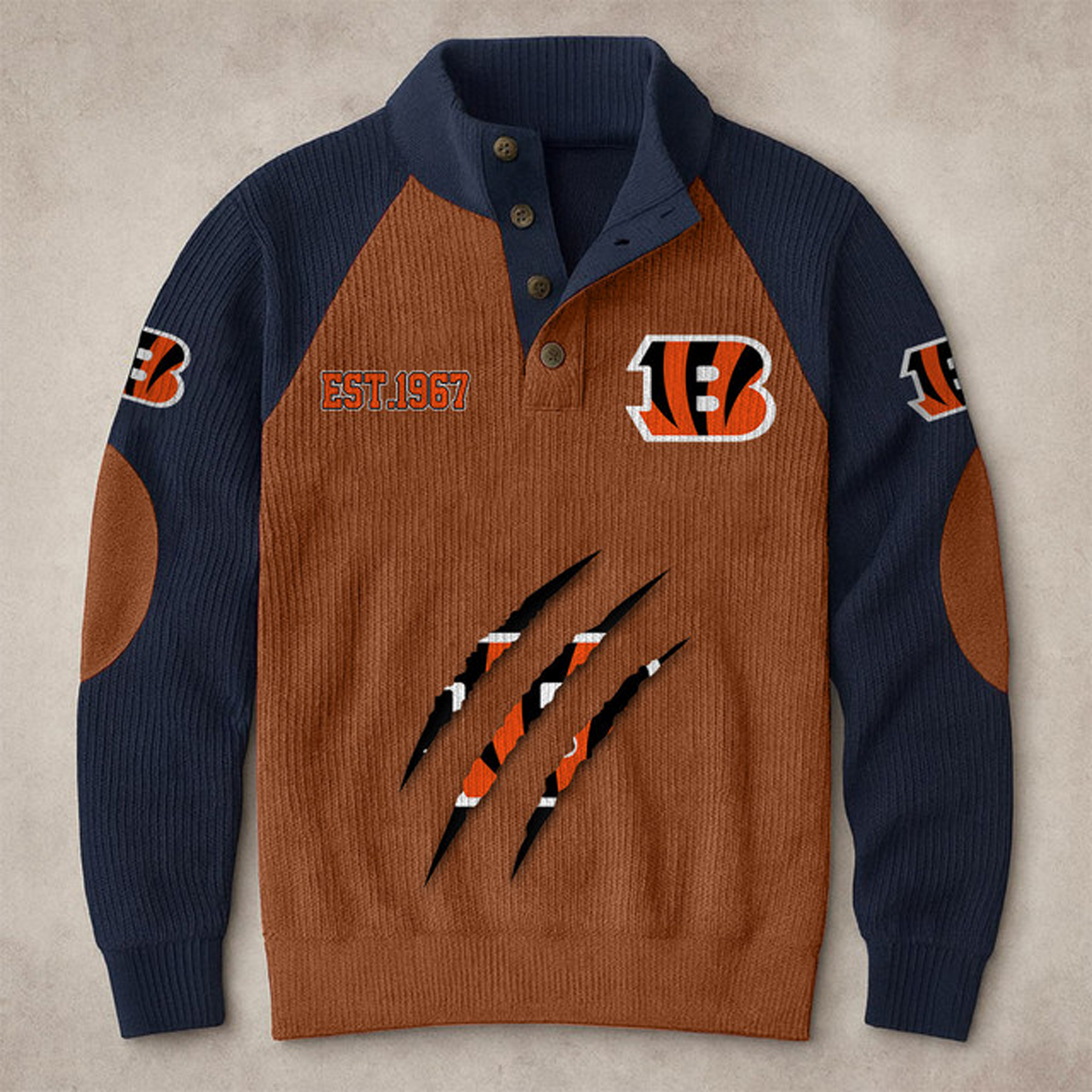 CIN X NFL corduroy colorblock long sleeves V1 NAK THUONGNH