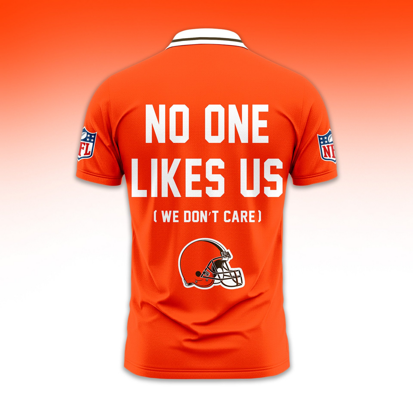 CLE NFL No One Like Us Polo Shirt DDT HLPHUONG