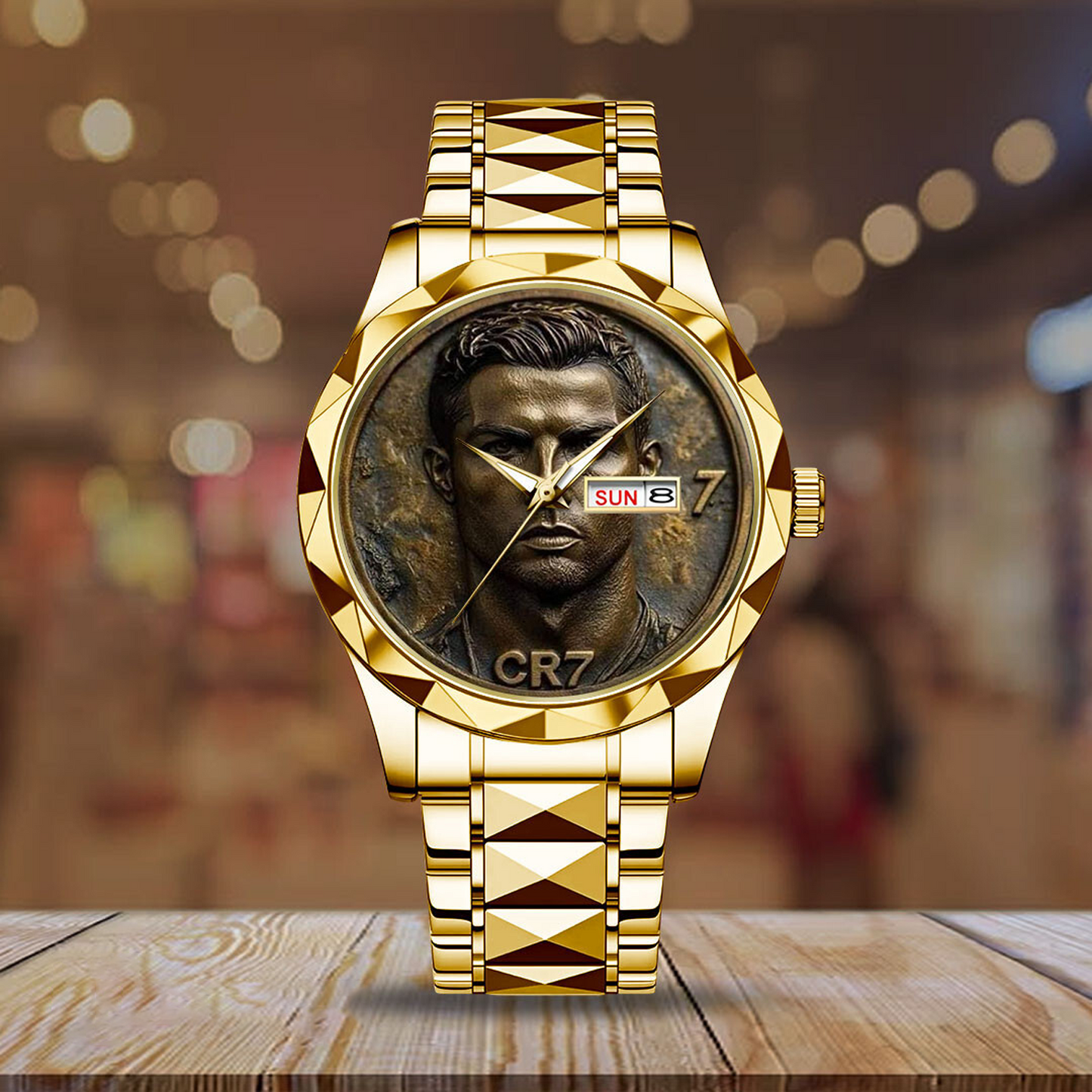 CR7 Alloy Luxury Quartz Watch V1 DATND TANTD