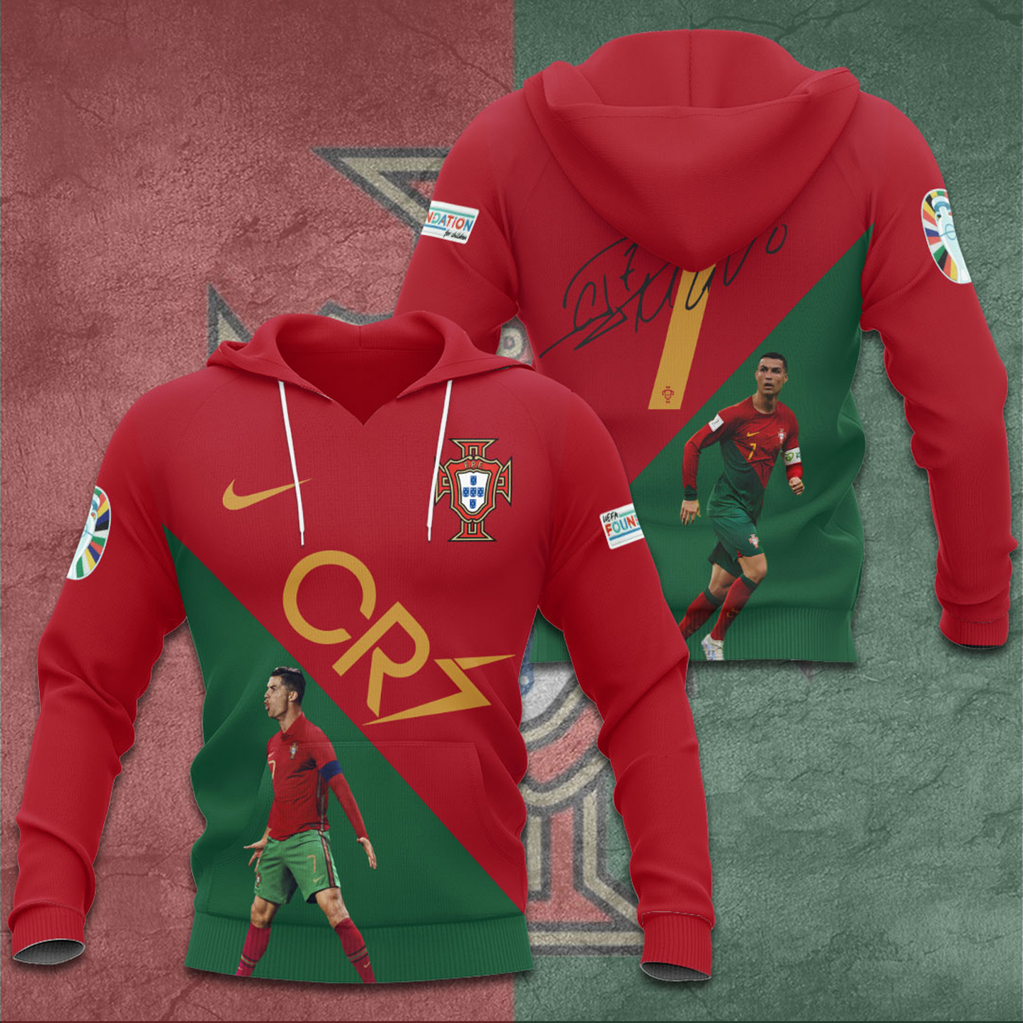CR7 x Portugal National Football Team 3D Apparel V9 DATND TANTD