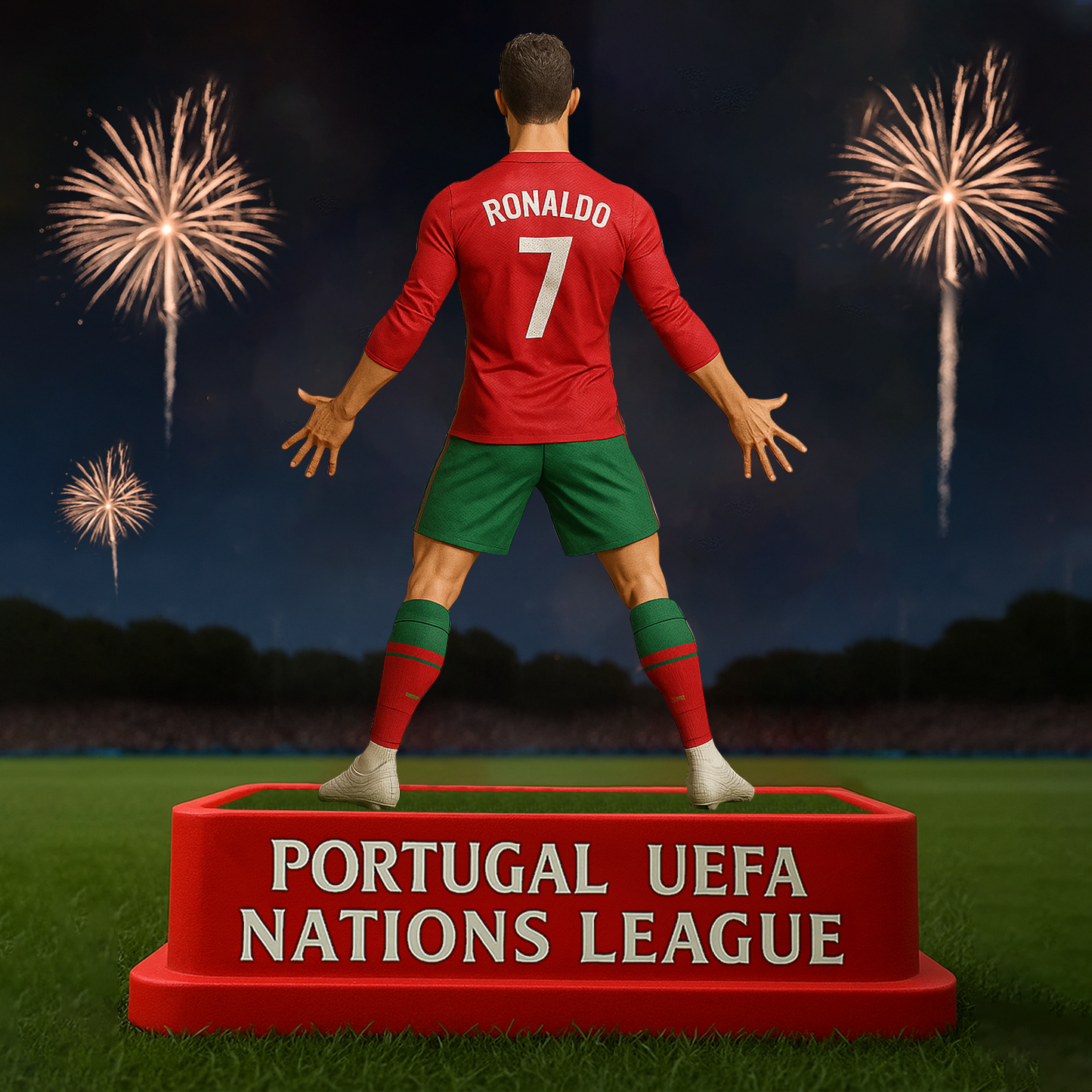 CR7 x Portugal National Football Team Acrylic Plaque V4 NDD DVT