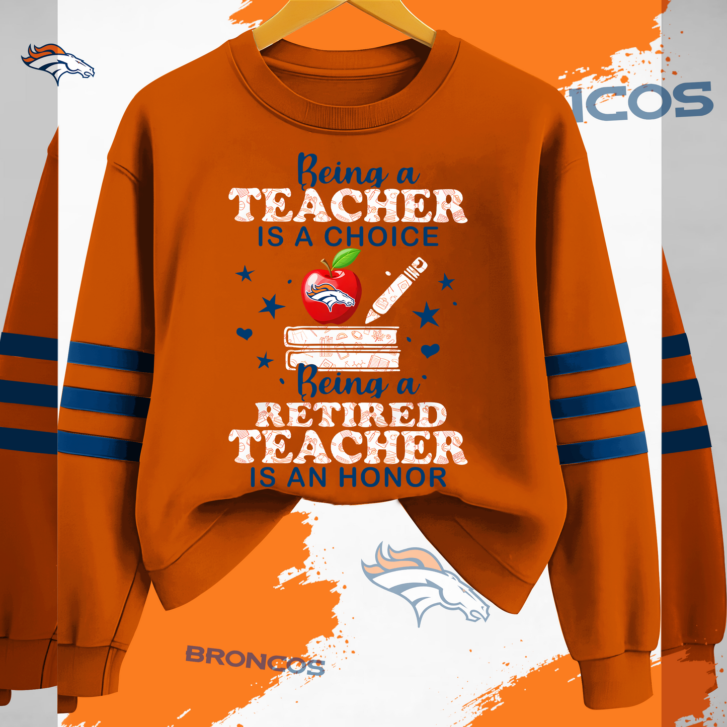 DB Premium NFL Teacher Honor 3D Sweatshirt DDT HLPHUONG