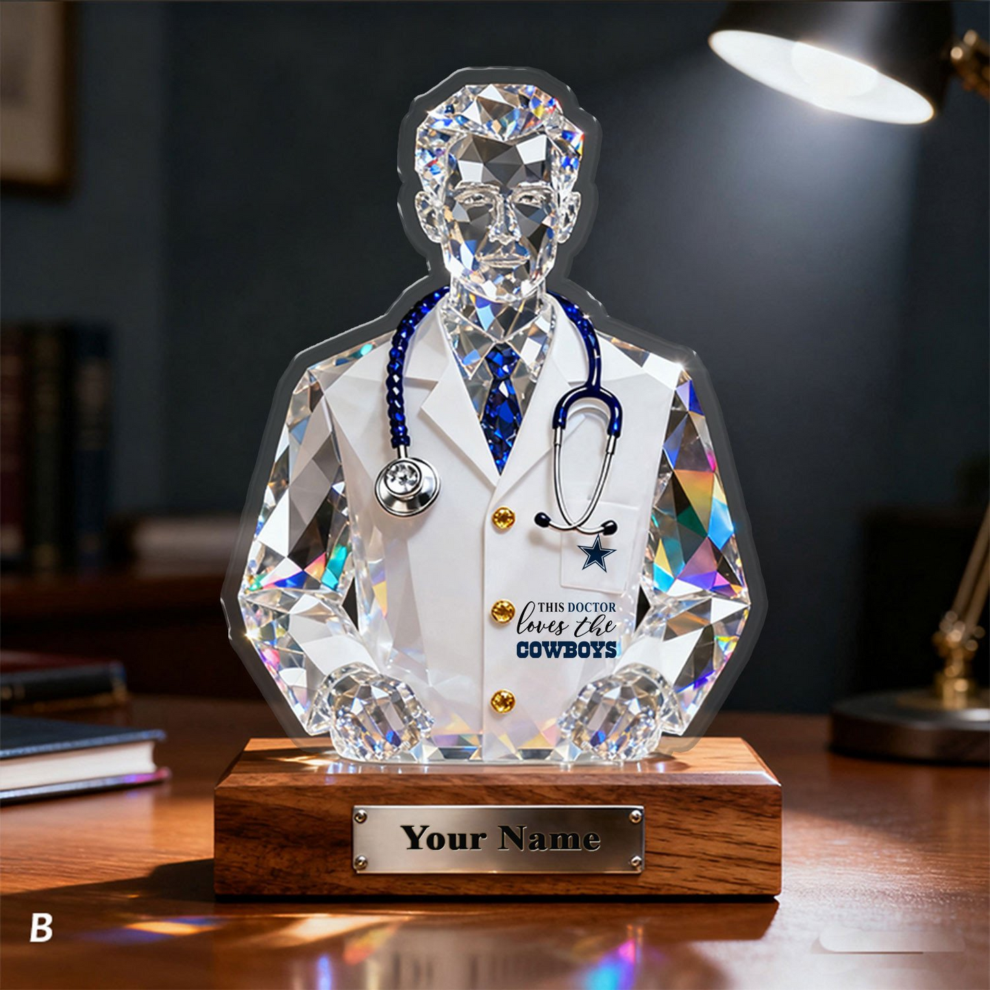 DC Premium NFL Doctor Crystal Style Desktop Ornament DDT 101125 HLPHUONG