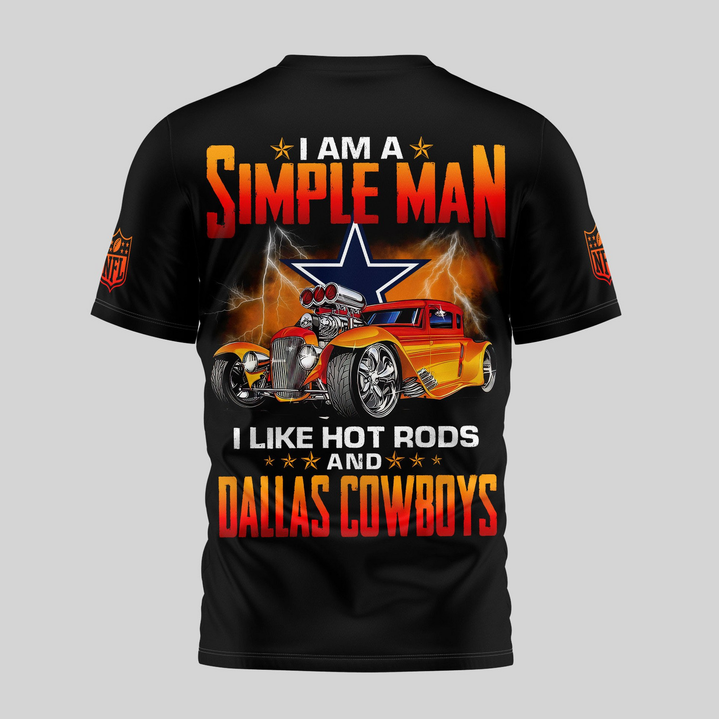 DC Premium NFL Hot Rods 3D Shirt DDT HLPHUONG