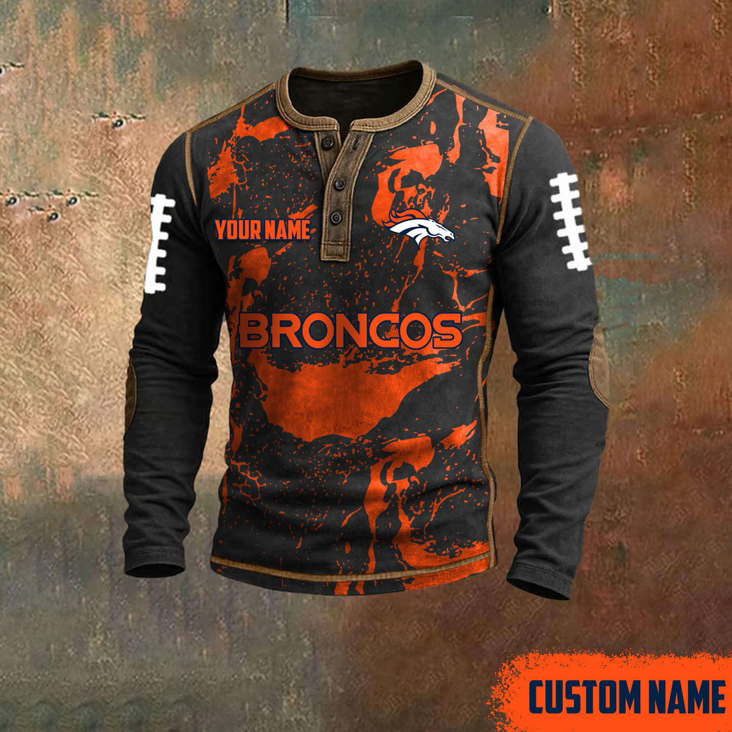 DEN x NFL LONG SLEEVE SHIRT DATND TANTD