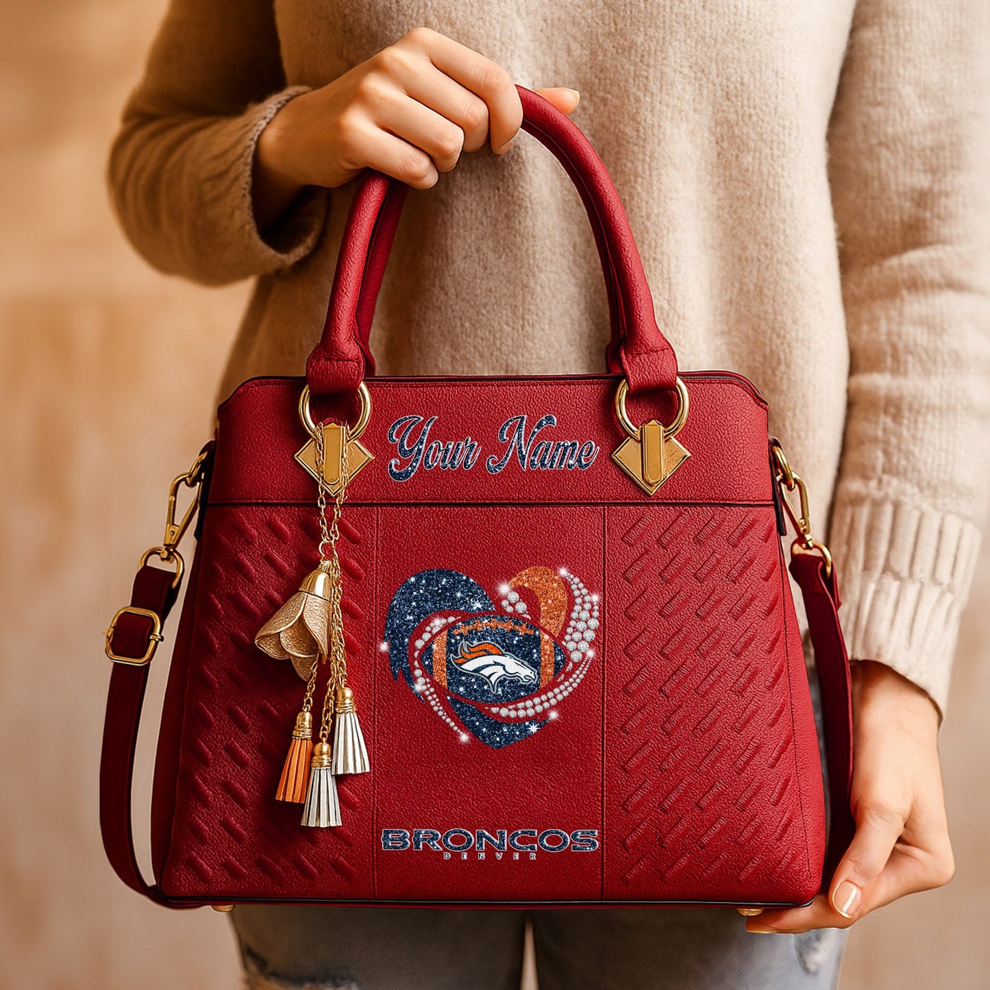 DEN x NFL Zip Handbag 0811 DatND DVT