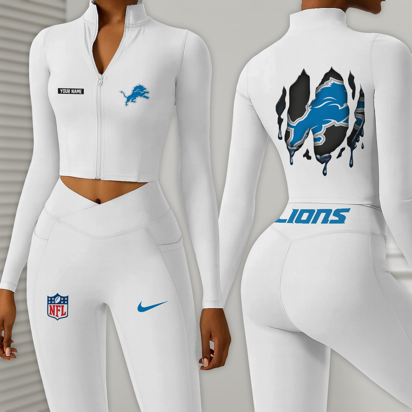 DET x NFL Women's Activewear Set DatND DVT