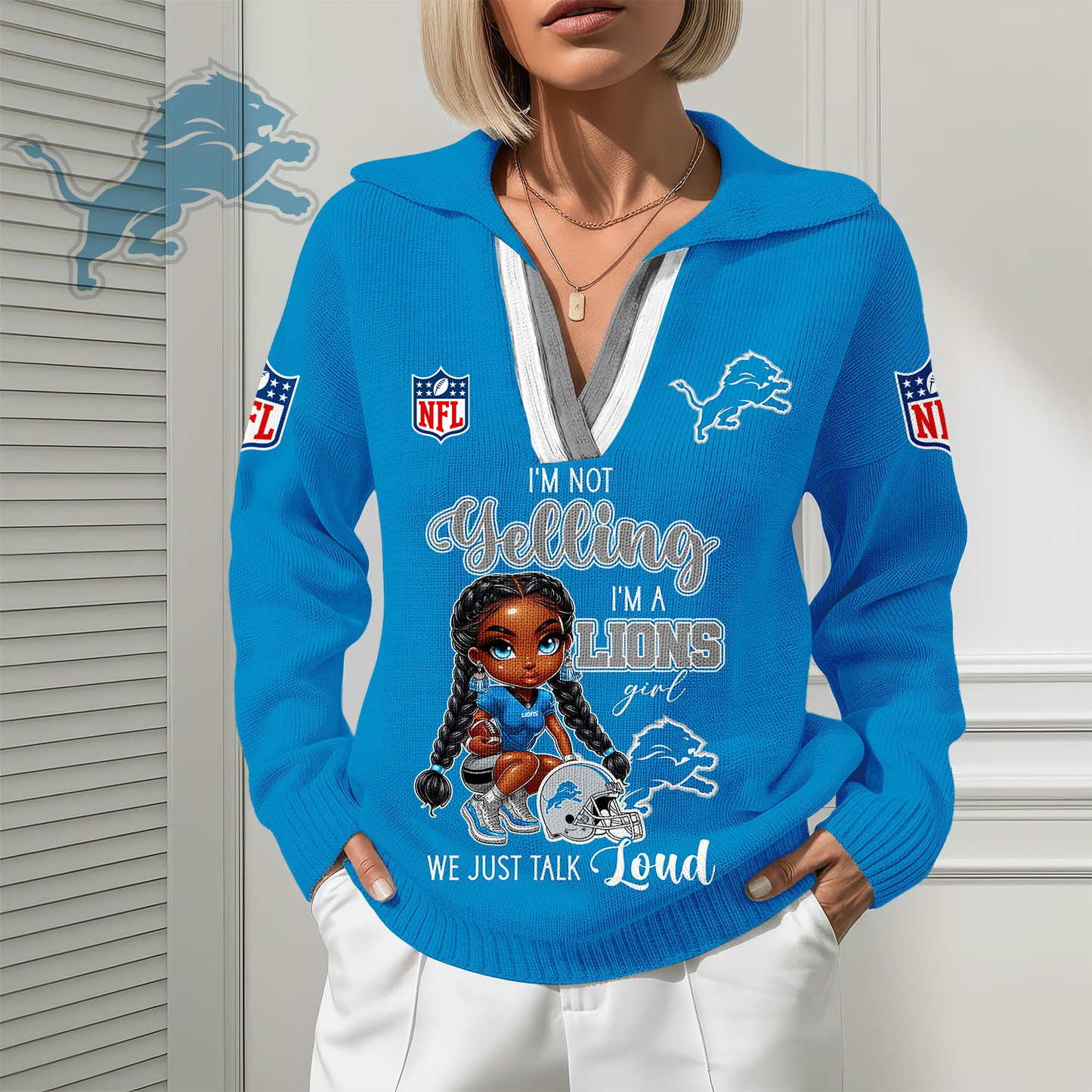 DL Premium NFL Fan Classic Knit Pullover DDT CTND