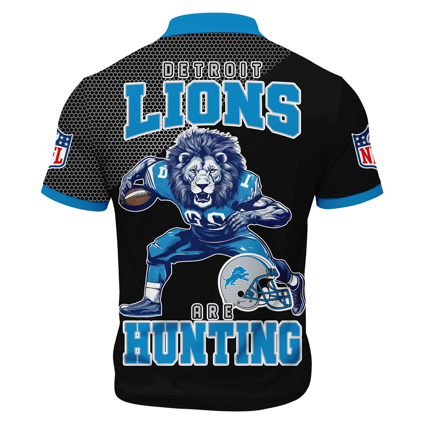 DL Premium NFL Game Day Polo With Zipper Shirt DDT NTL