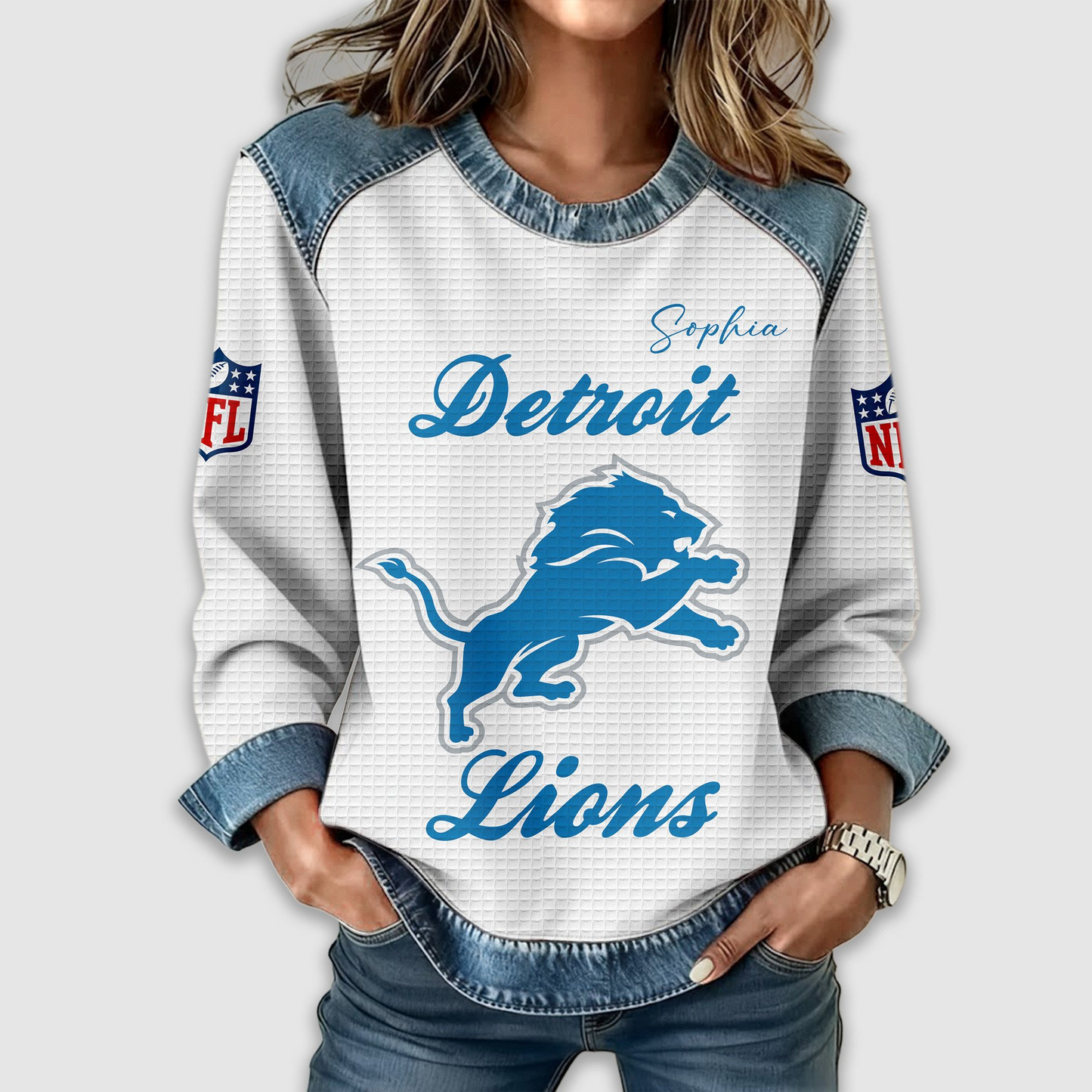 DL Premium NFL Print Casual Sweatshirt DDT CTND