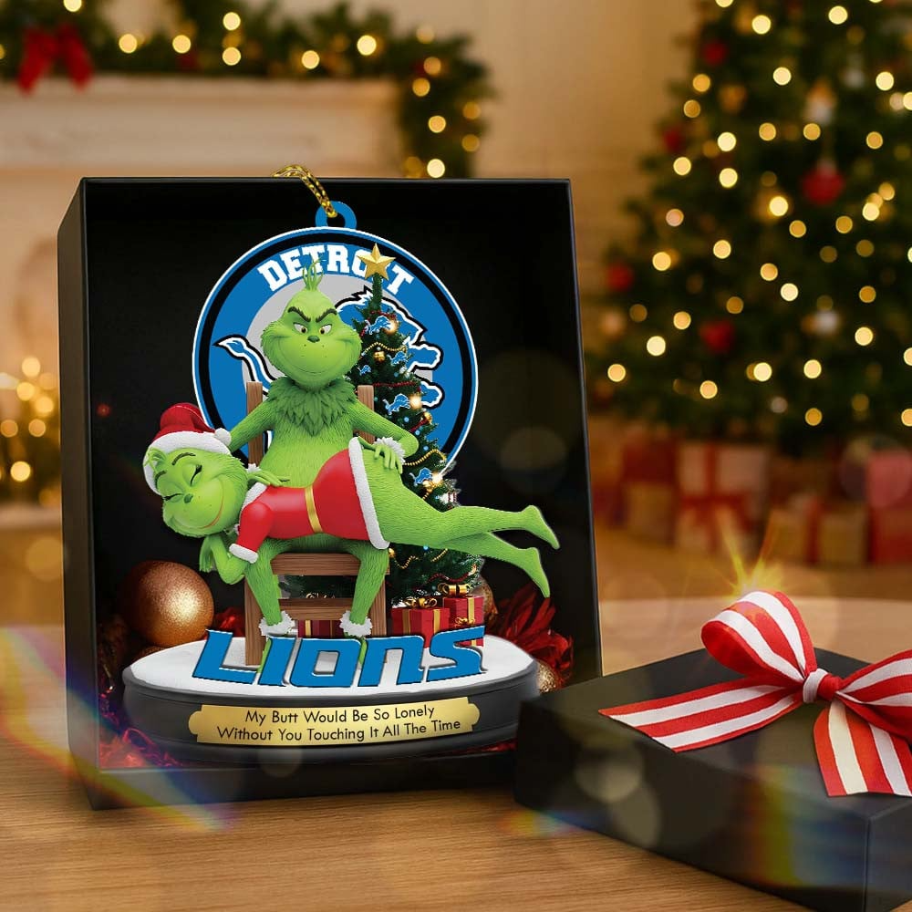 DL Premium NFL x Grinch Acrylic Ornament DDT NTL