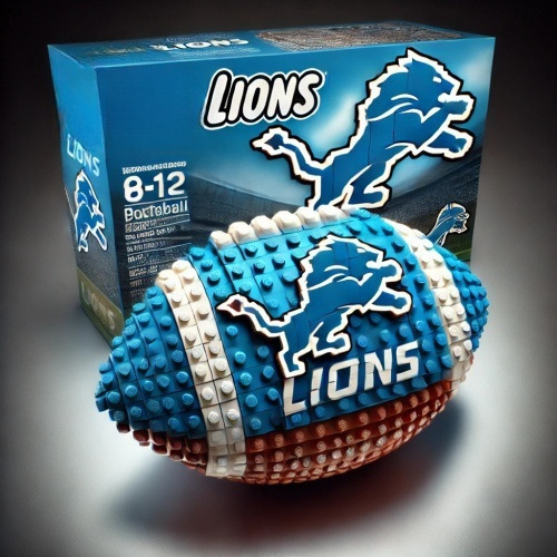 NFL Team Building Block Football Set DDT CTND