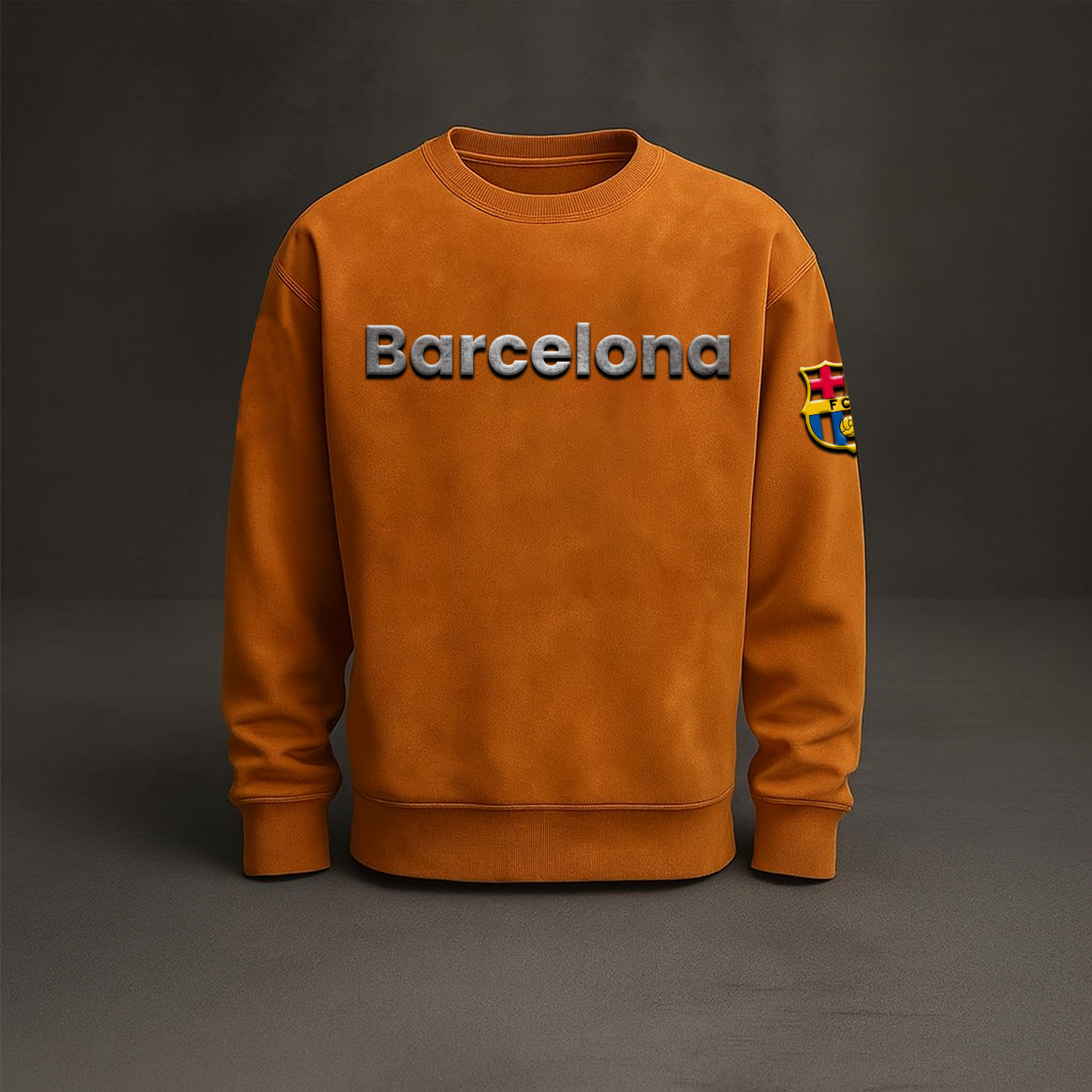 FCB x UEFA Embossed Sweat Shirt DATND TANTD