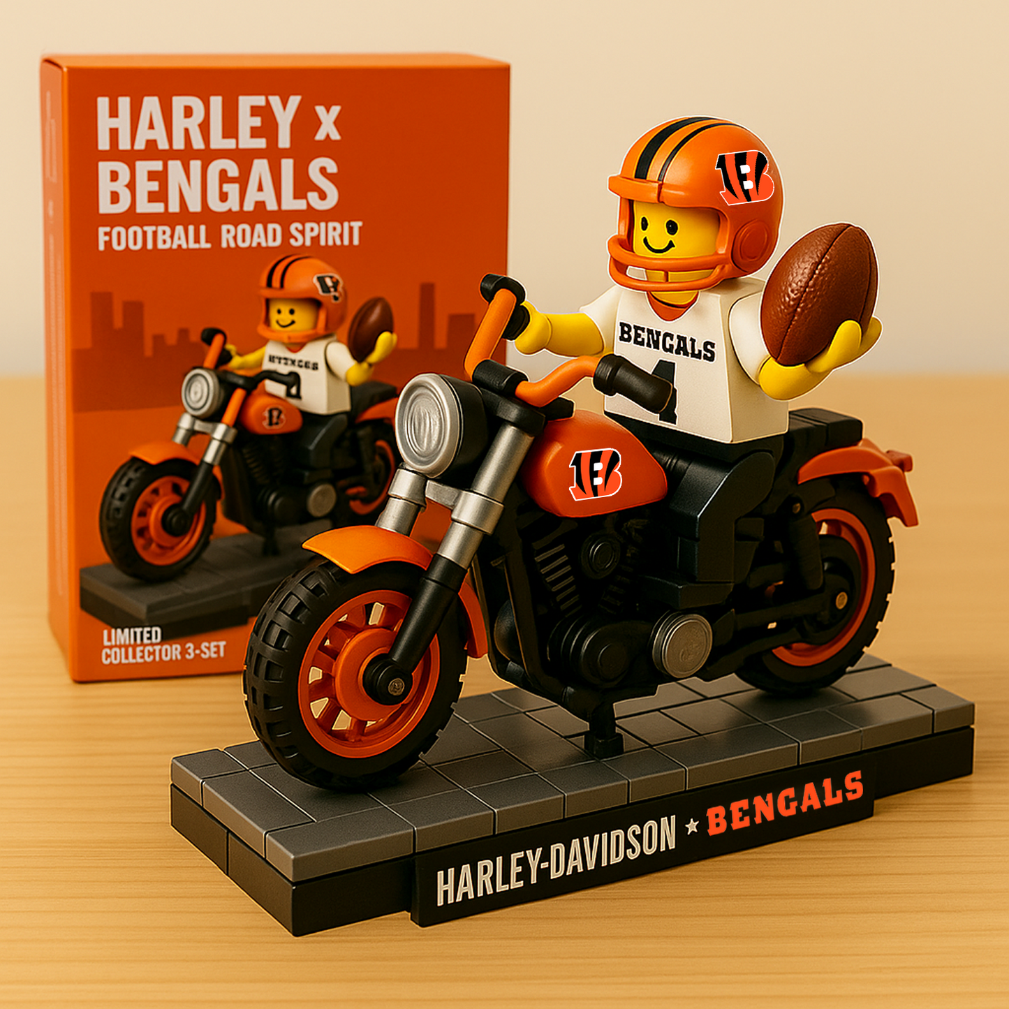 HD x CIN NFL Humorous Building Block Set DatND DVT