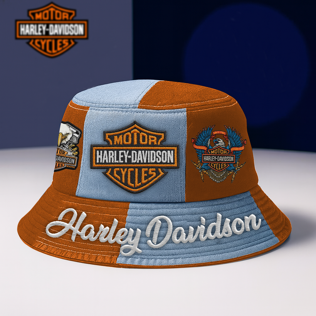 HD Premium Motorcycle Bucket Hat DDT CTND