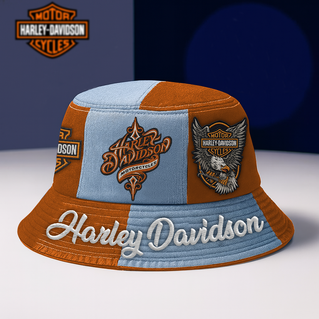 HD Premium Motorcycle V5 Bucket Hat DDT CTND