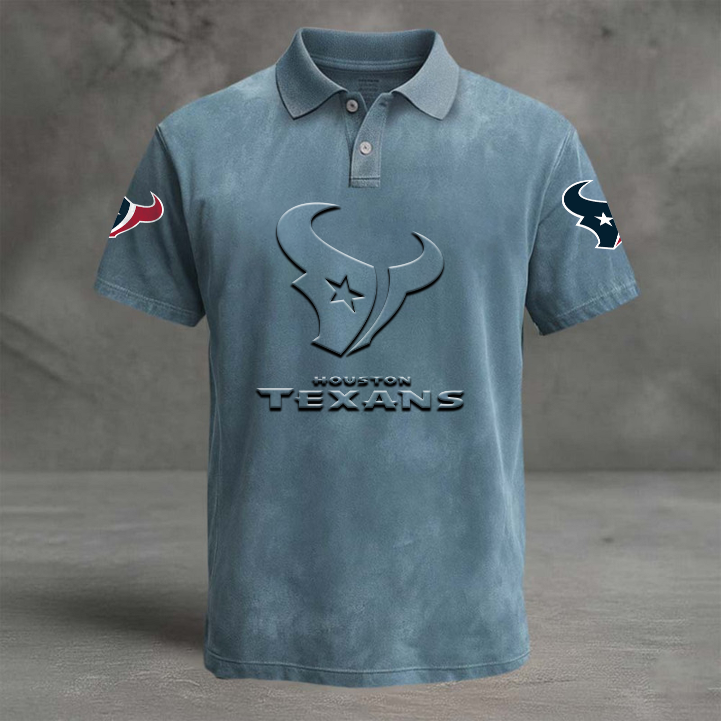 HOU x NFL Embossed Polo Shirt DATND TANTD