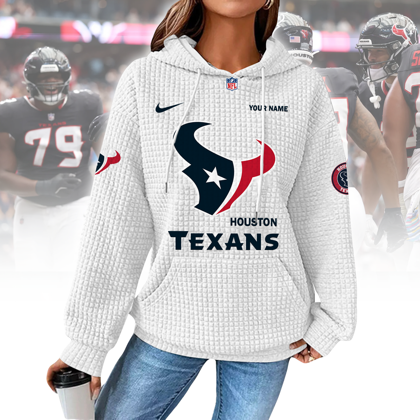 HOU x NFL Waffle Hoodie 0310 DatND DVT