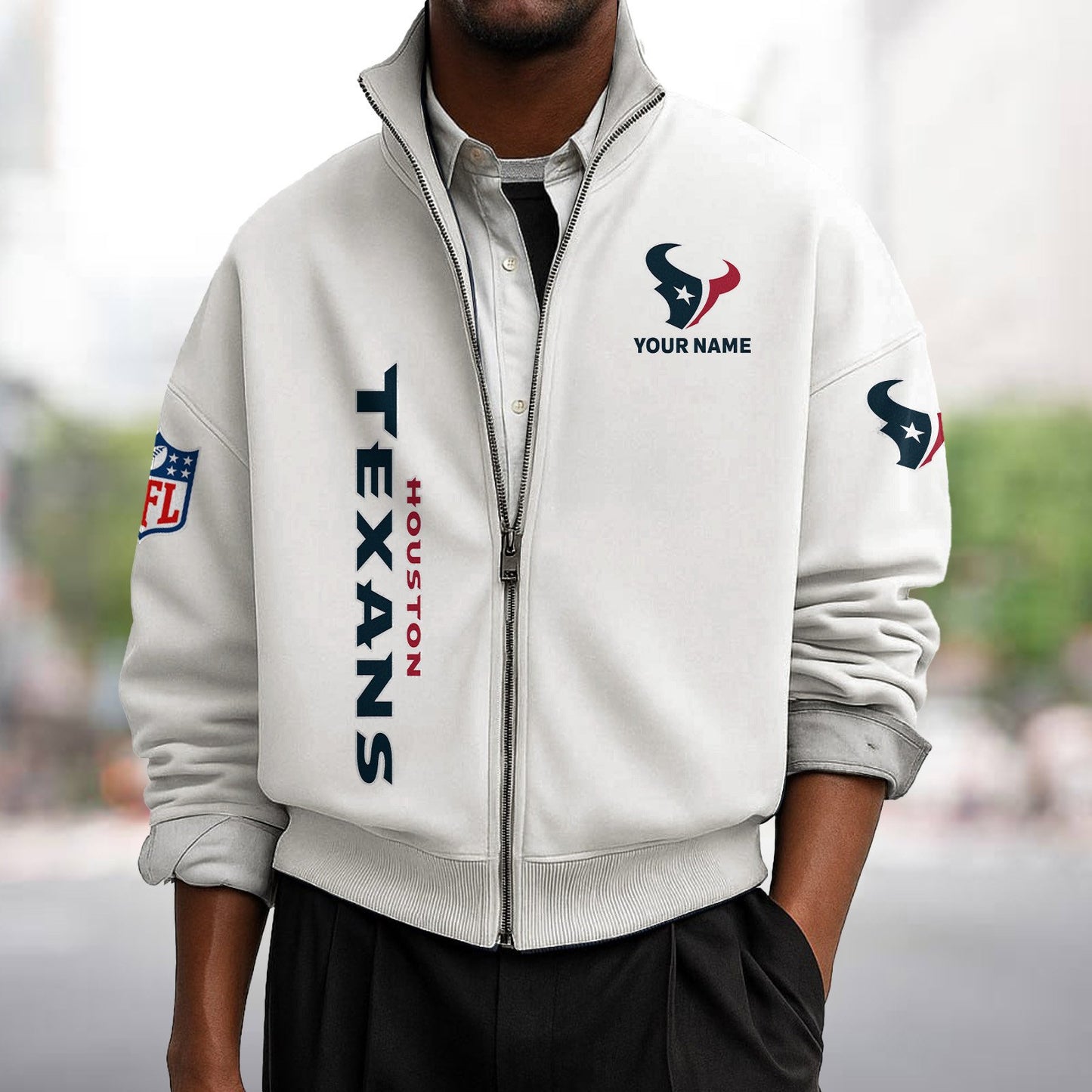 HOU x NFL Sweatshirt Full Zip DATND TANTD