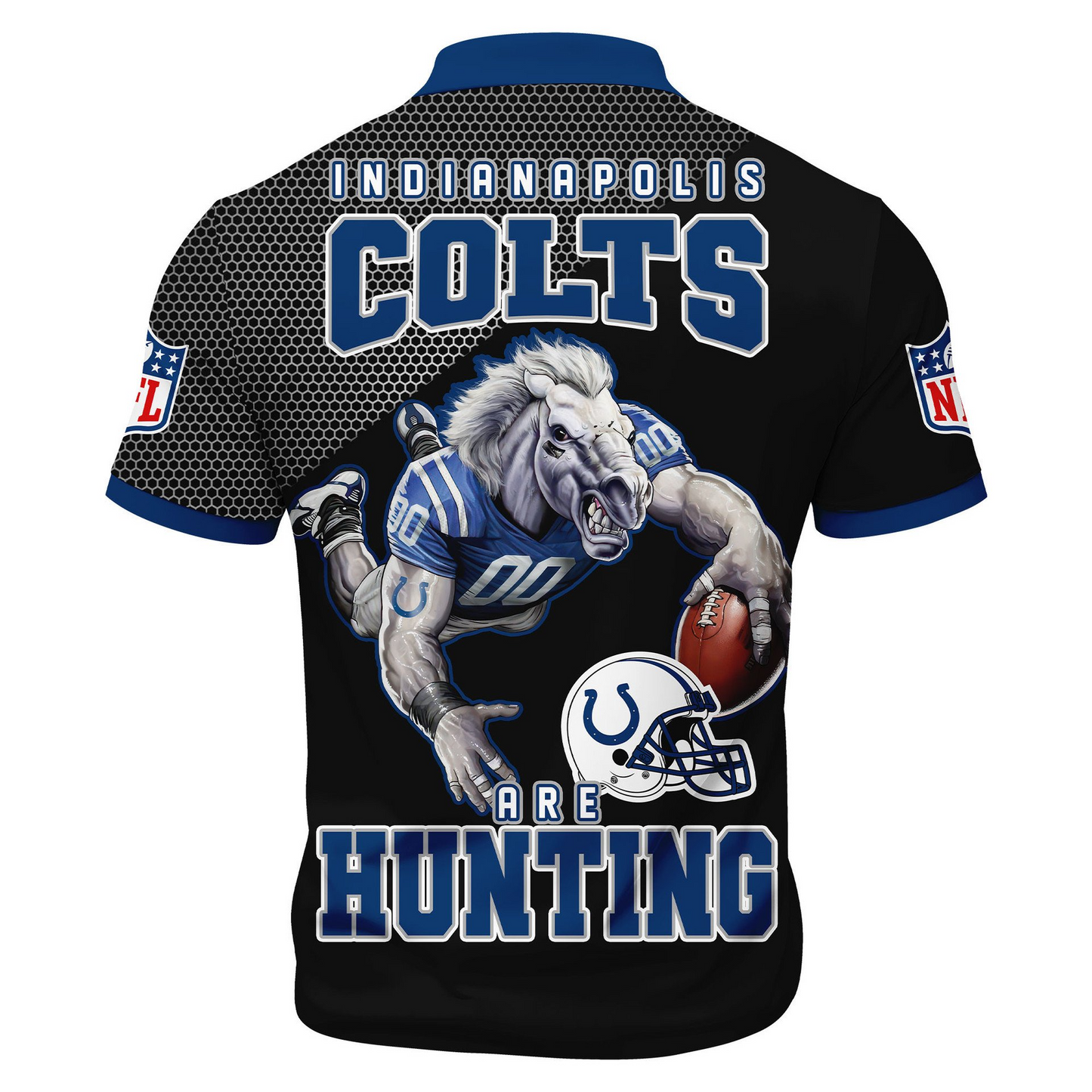 IC Premium NFL Game Day Polo With Zipper Shirt DDT NTL