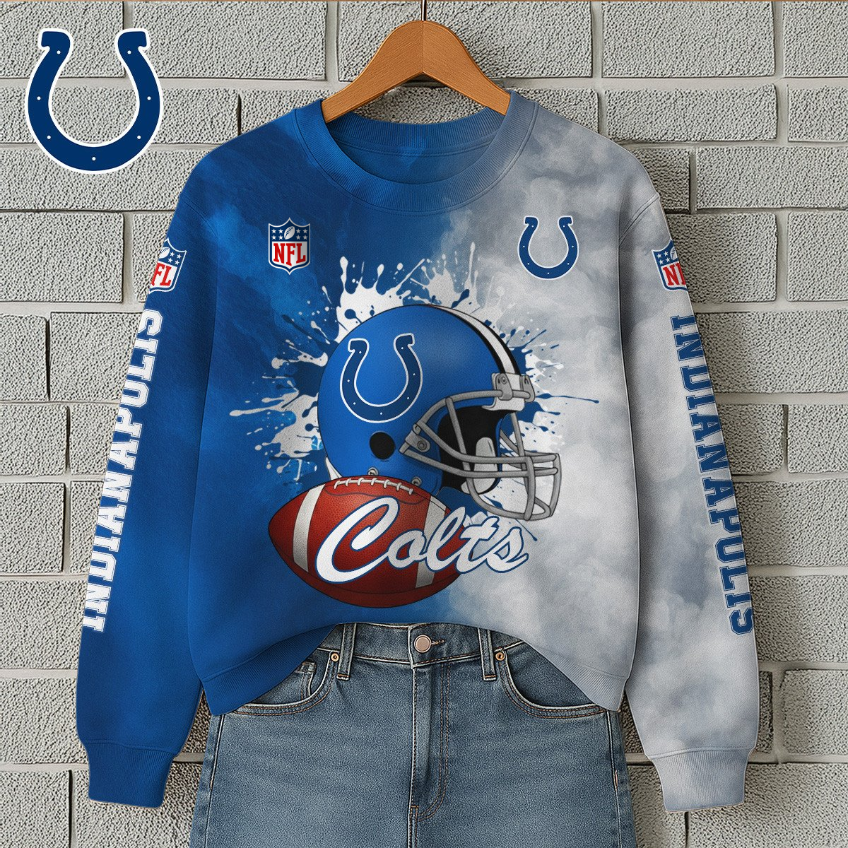 IC Premium NFL Printed Long Sleeve Casual Sweatshirt DDT NTL