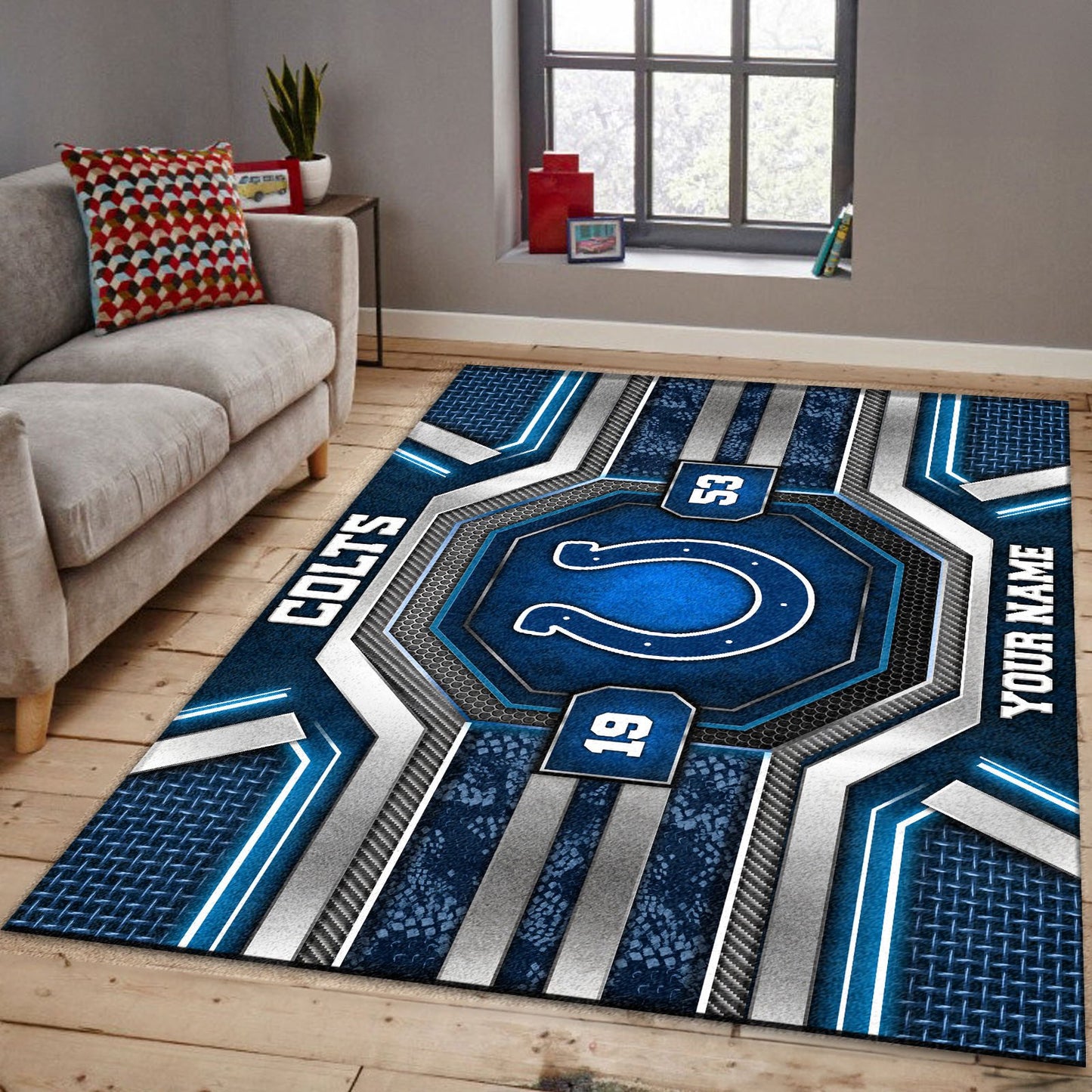IND x NFL Custom Rug DatND DVT