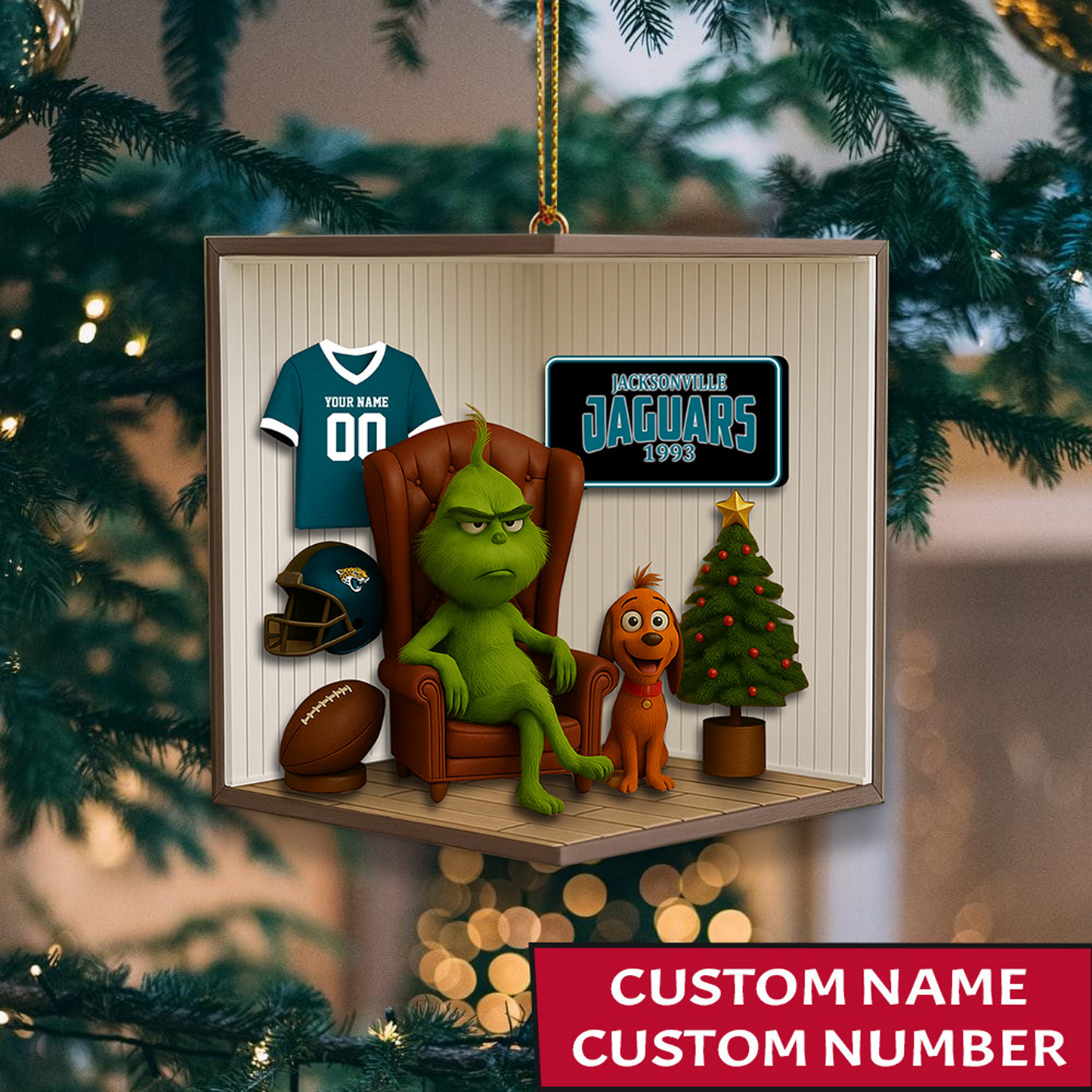 JAC x NFL Christmas Ornament DatND DVT