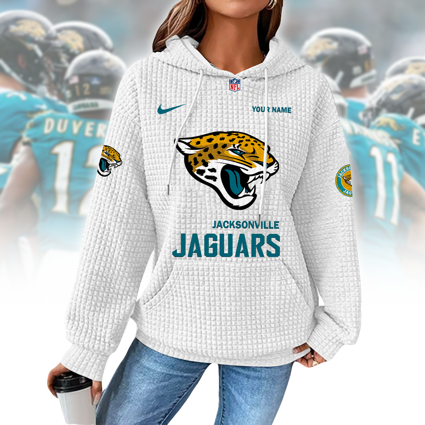 JAC x NFL Waffle Hoodie 0310 DatND DVT