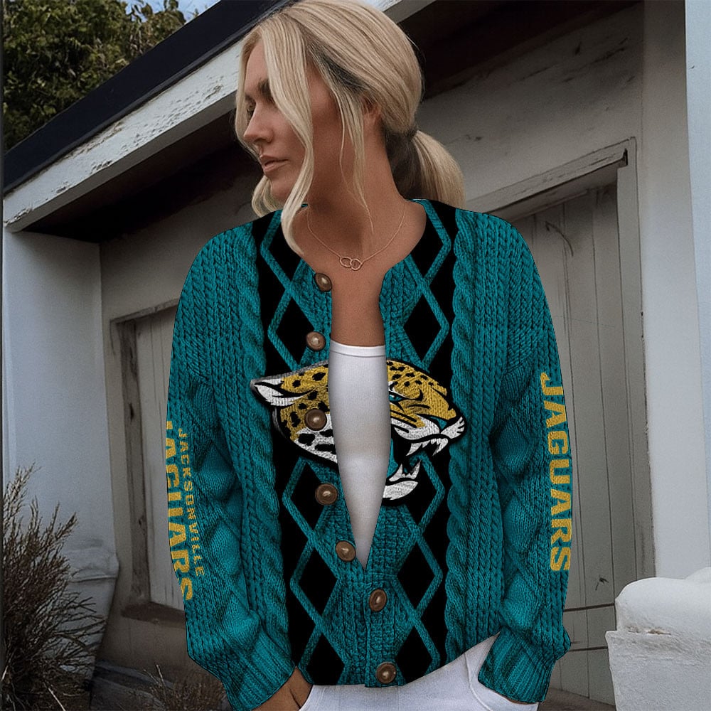 JAC x NFL Women's Cardigan Sweater DatND DVT